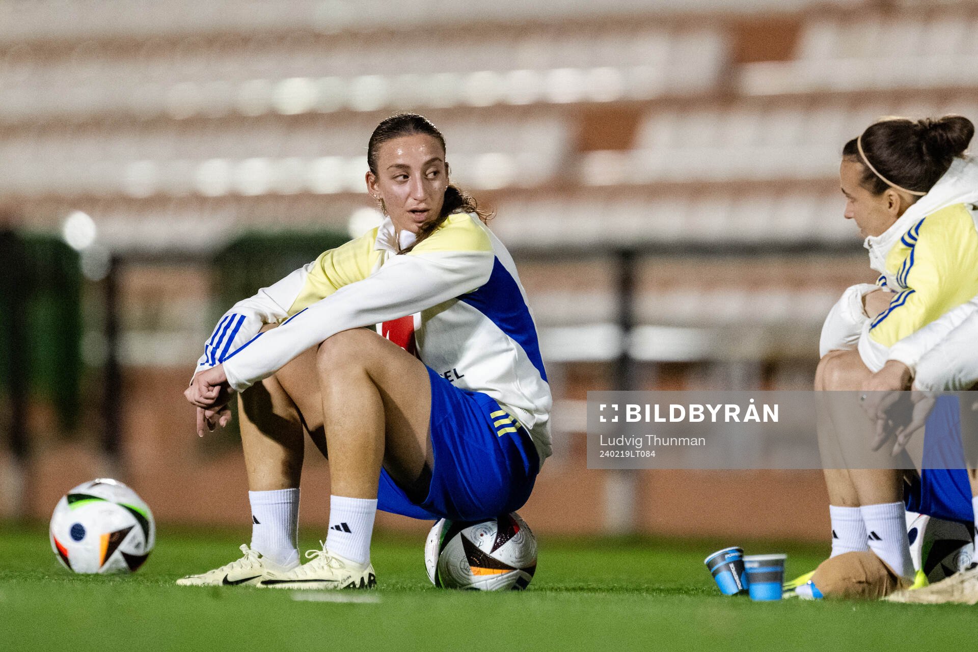 Rusul Rosa Kafaji of the women's national football team of