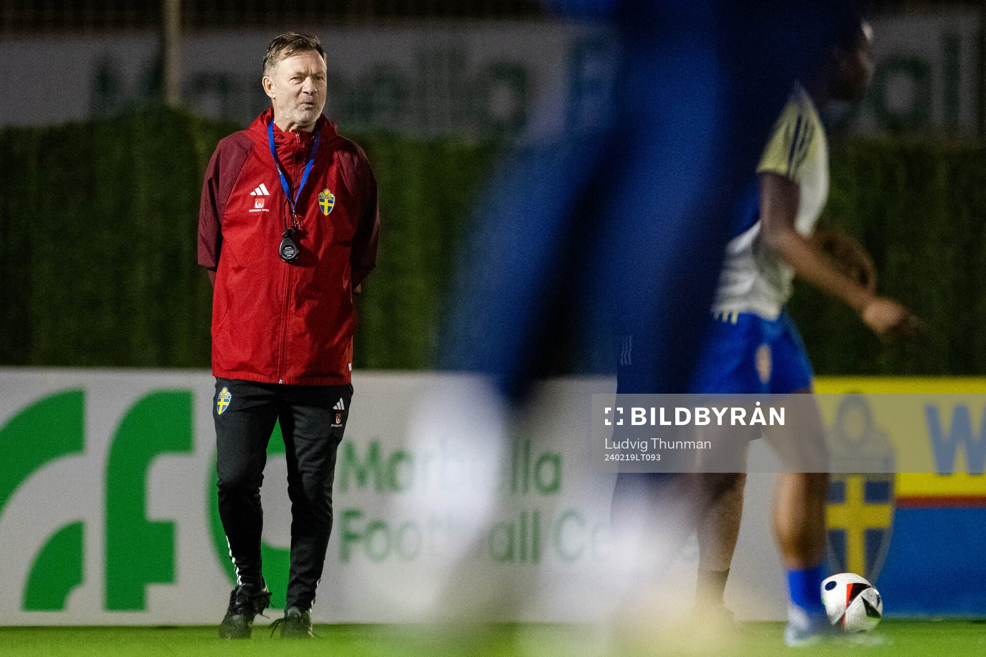 Head coach Peter Gerhardsson of the women's national
