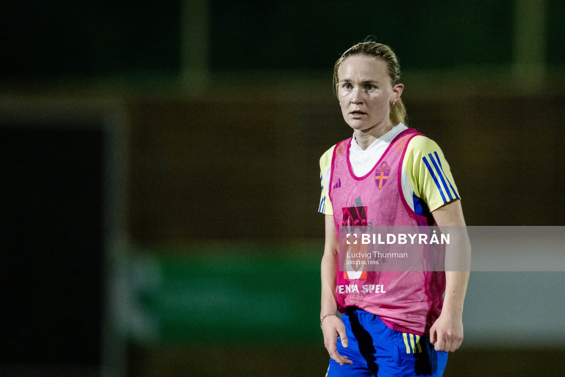 Matilda Vinberg of the women's national football team of