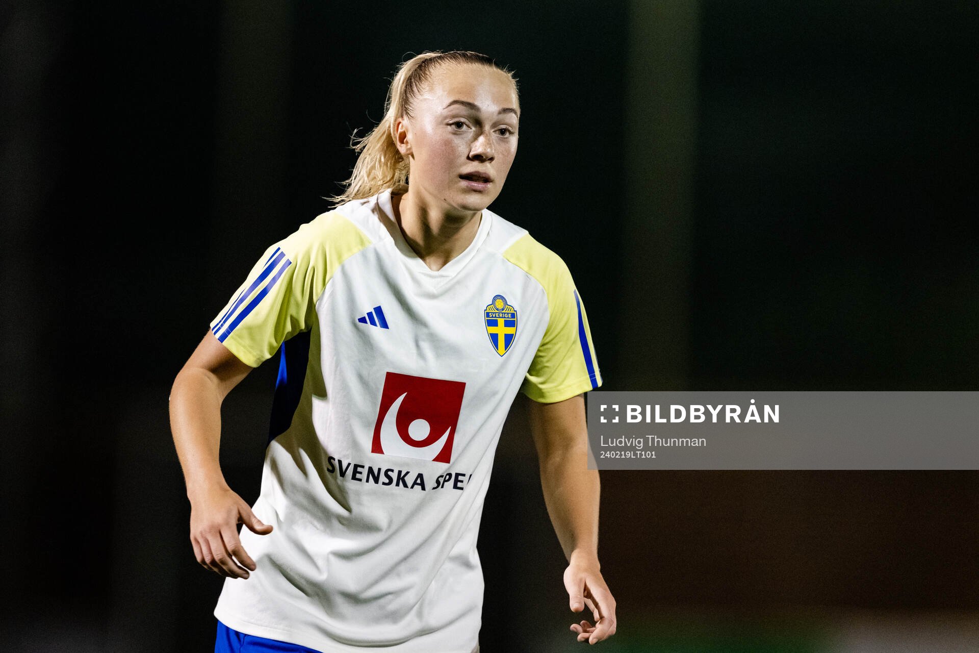 Hanna Bennison of the women's national football team of