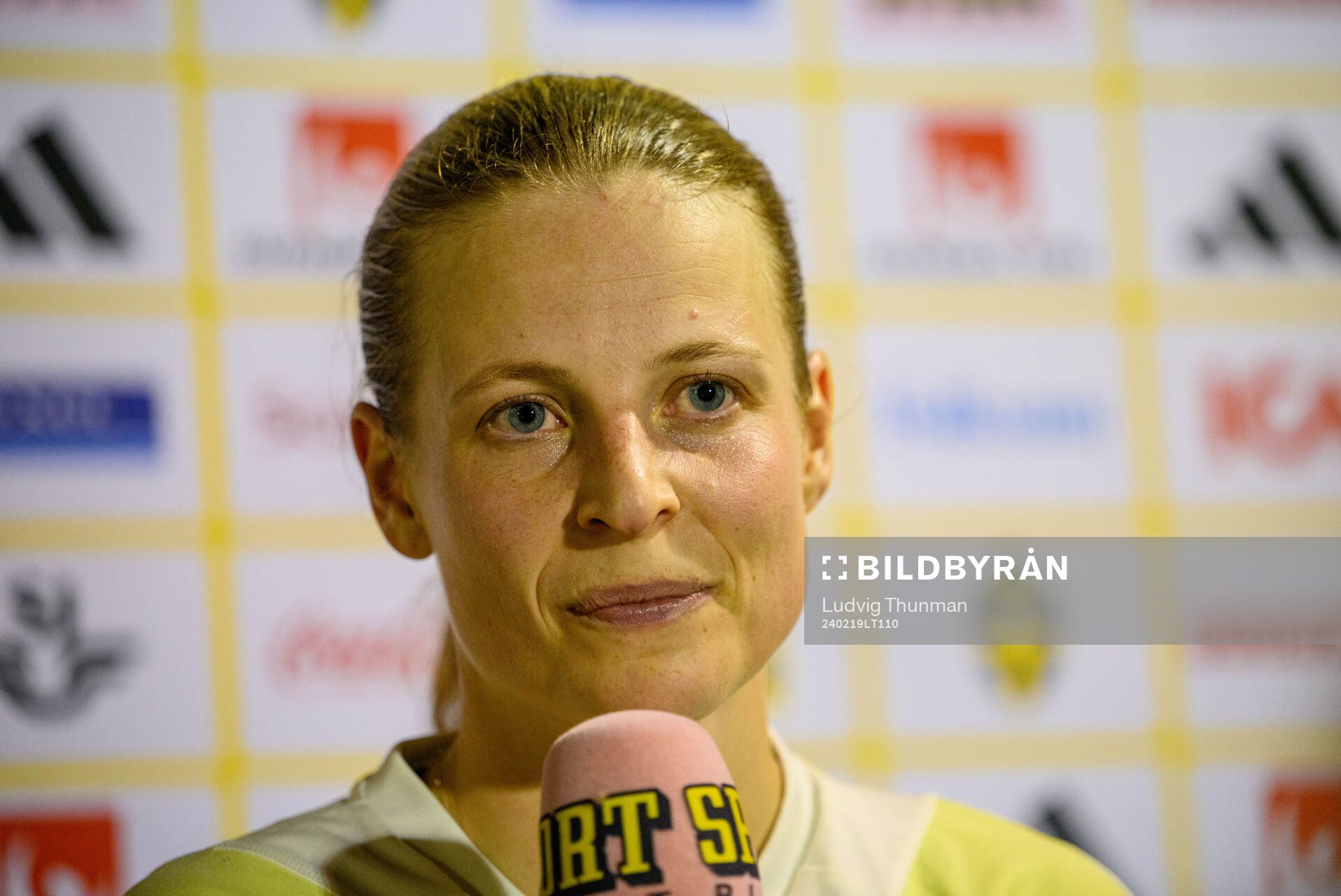 Anna Anvegård of Sweden of the women's national football