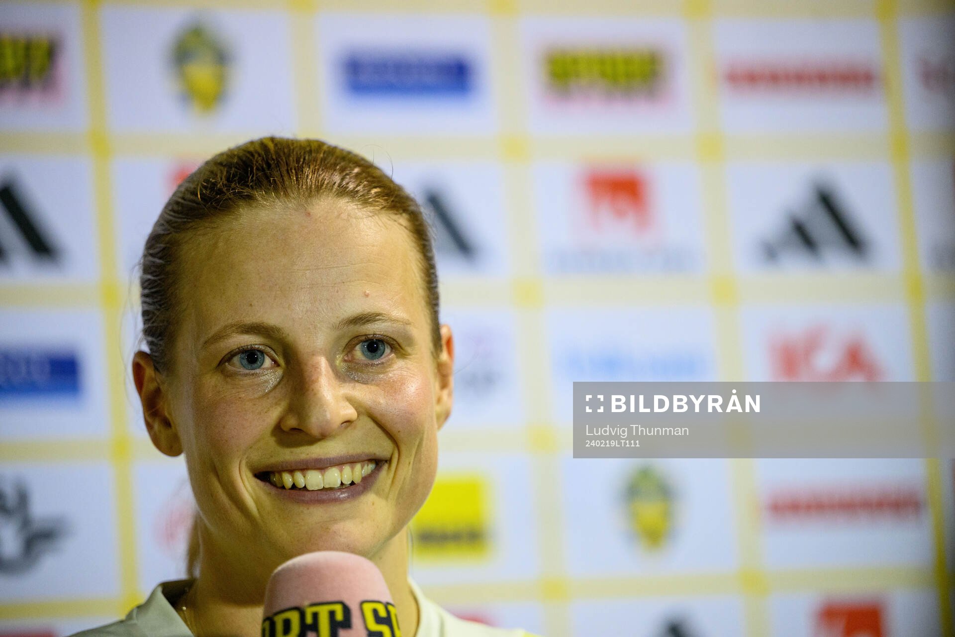 Anna Anvegård of Sweden of the women's national football