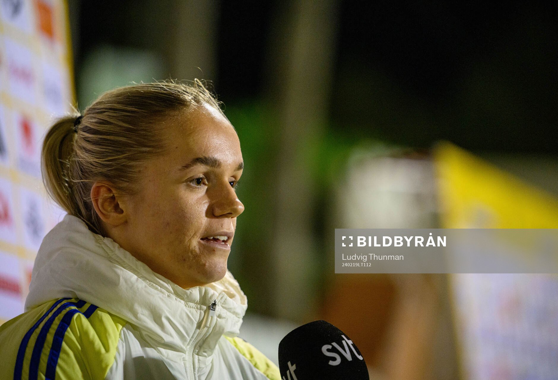 Hanna Lundkvist of Sweden of the women's national football