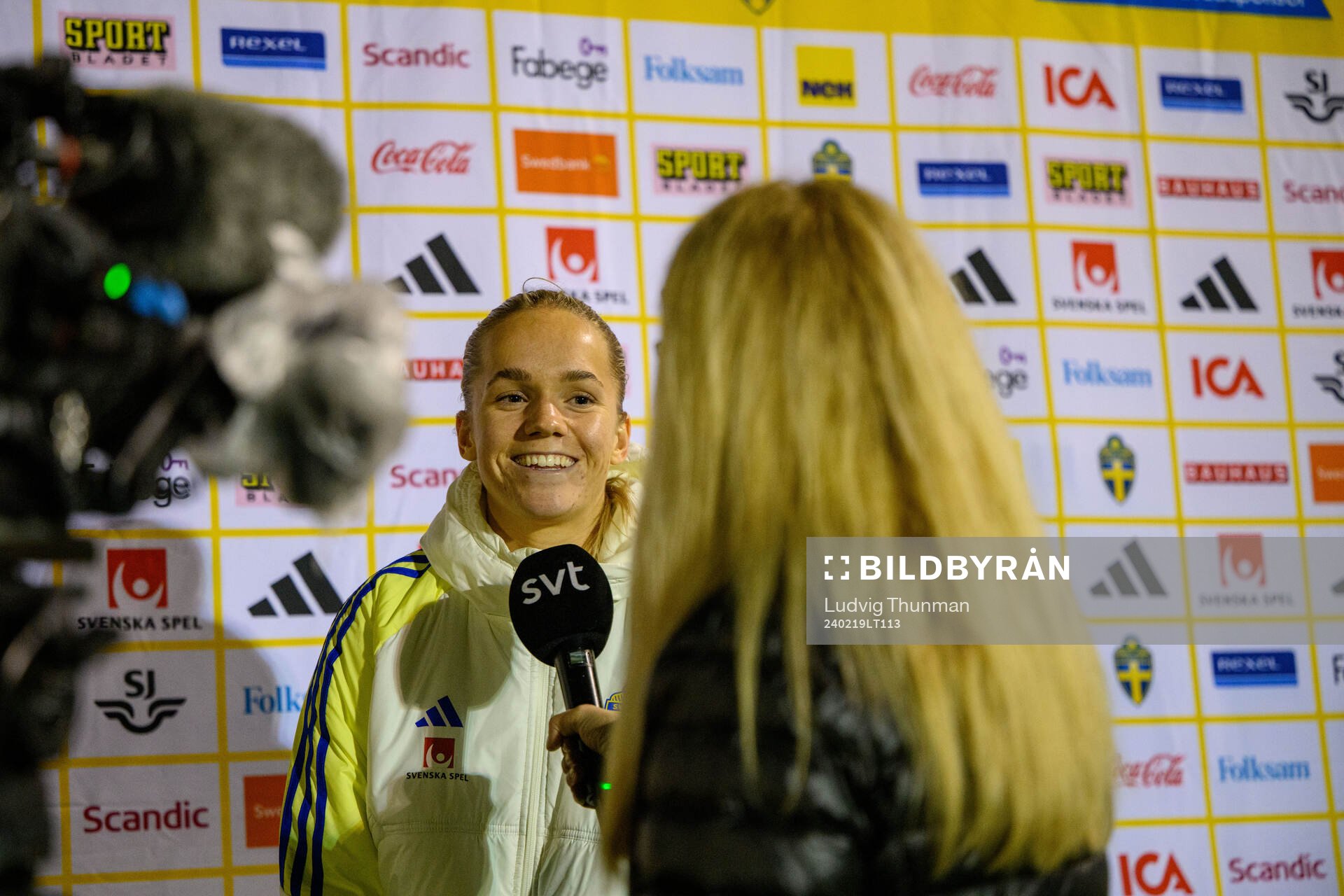 Hanna Lundkvist of Sweden of the women's national football