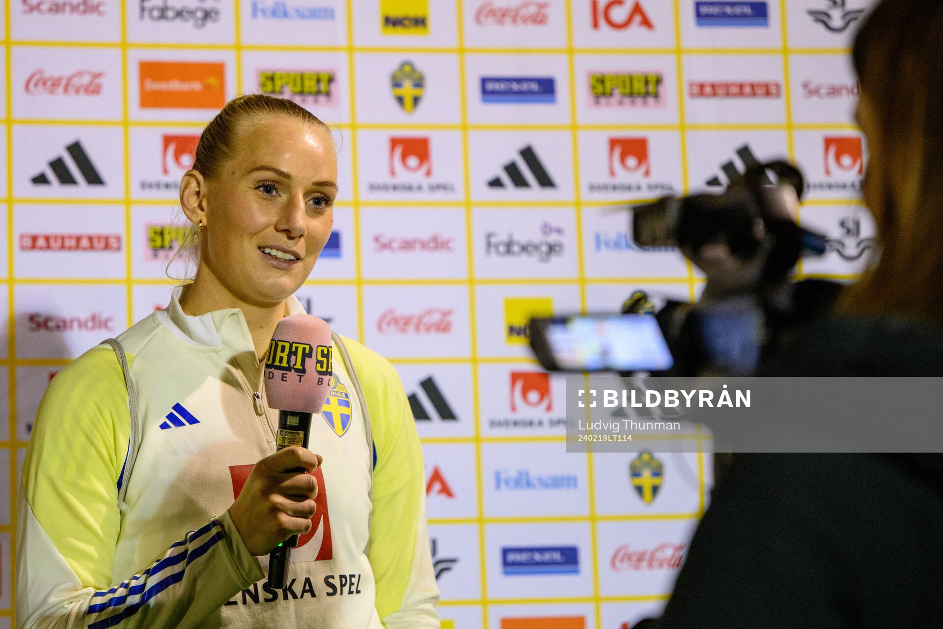 Stina Blackstenius of Sweden of the women's national