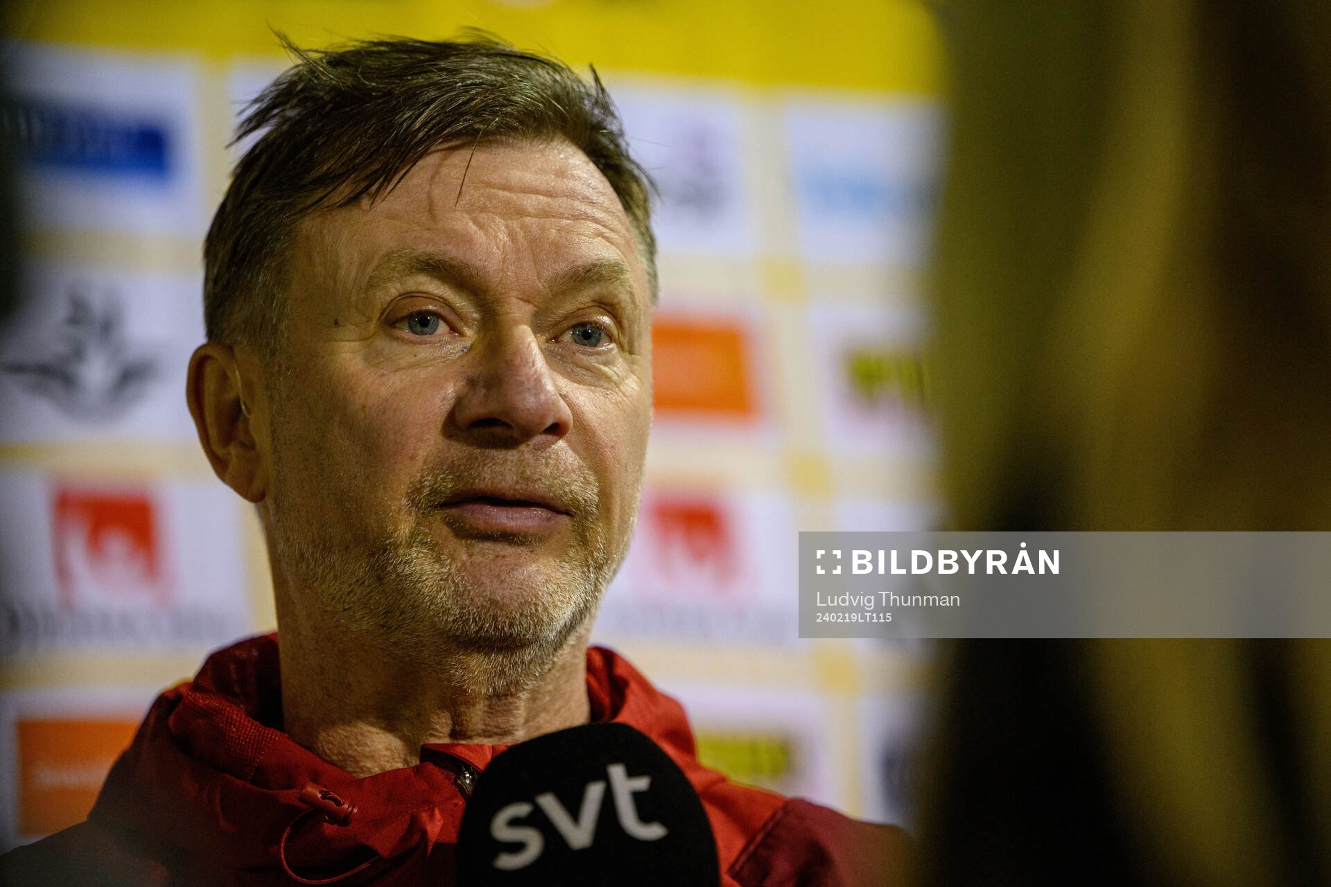 Head coach Peter Gerhardsson of Sweden of the women's