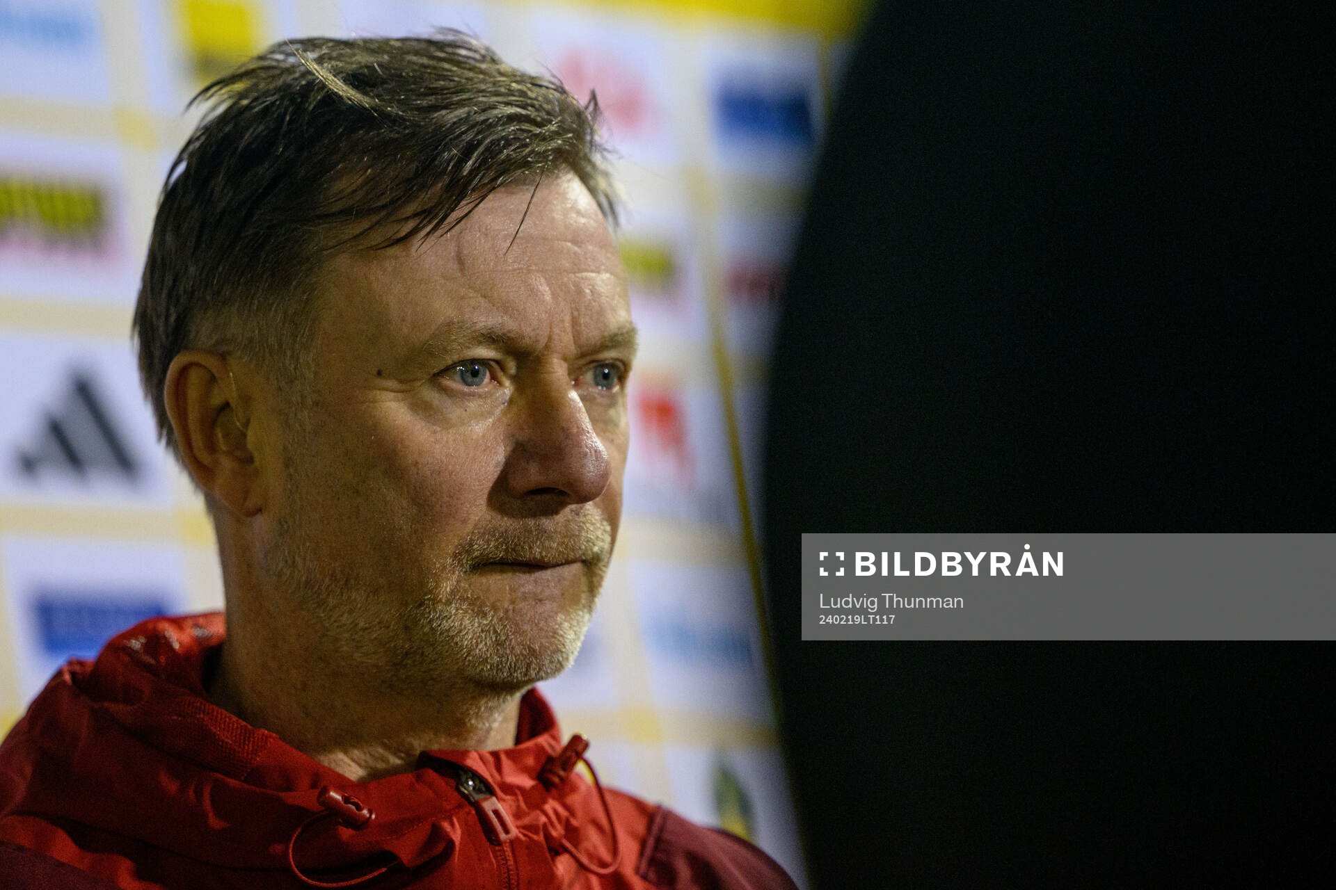 Head coach Peter Gerhardsson of Sweden of the women's