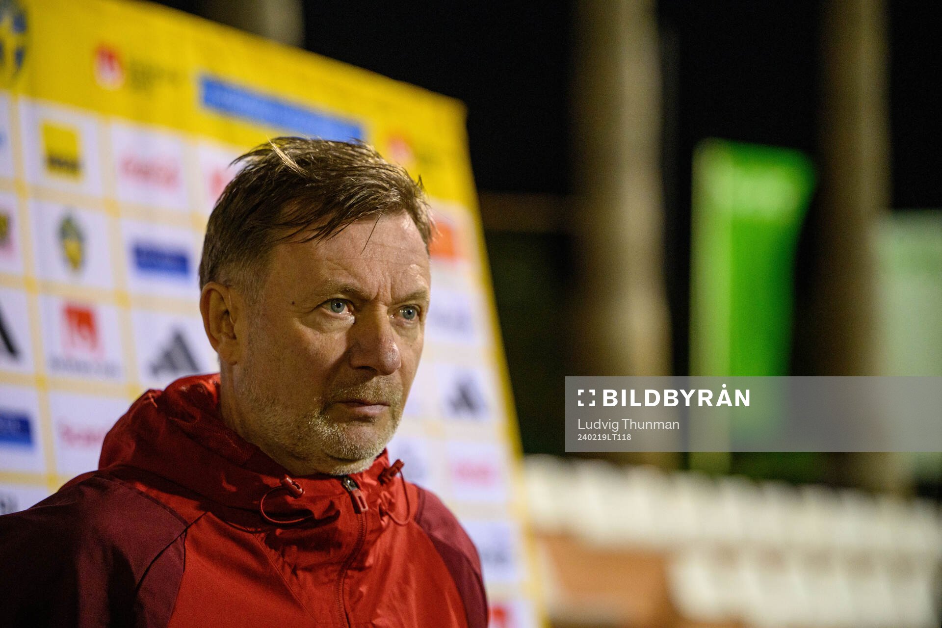 Head coach Peter Gerhardsson of Sweden of the women's