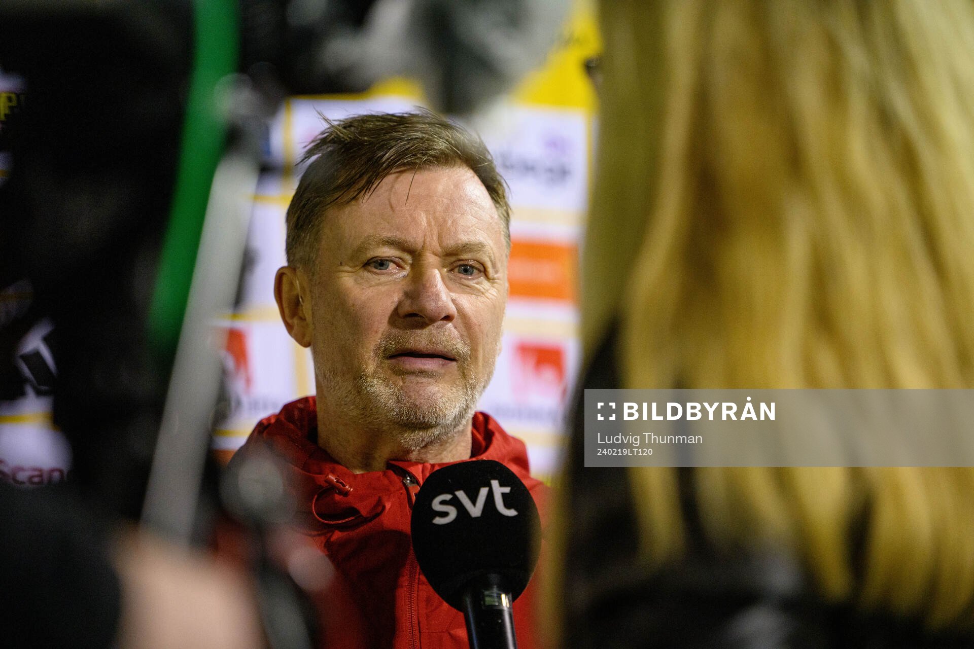 Head coach Peter Gerhardsson of Sweden of the women's