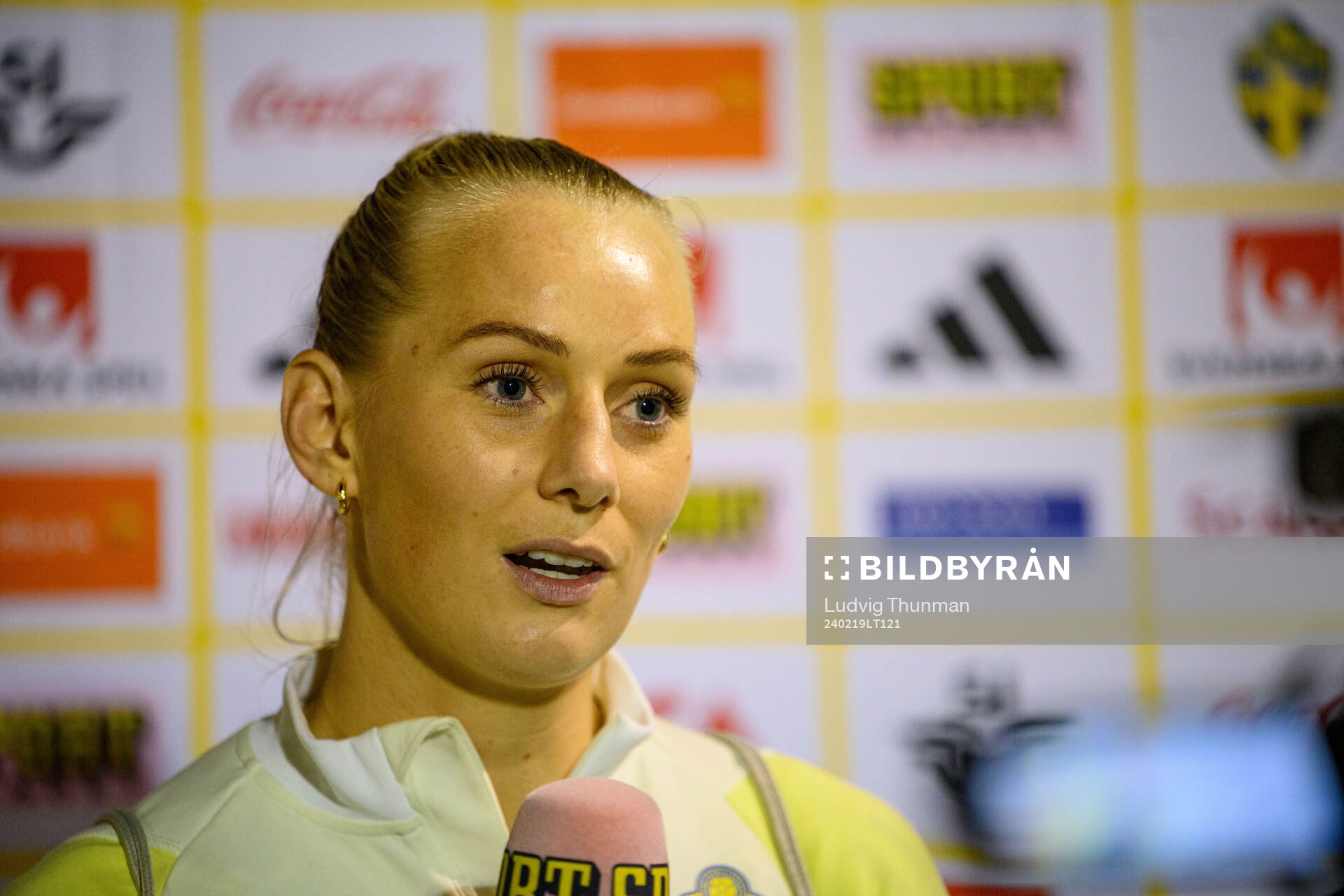 Stina Blackstenius of Sweden of the women's national