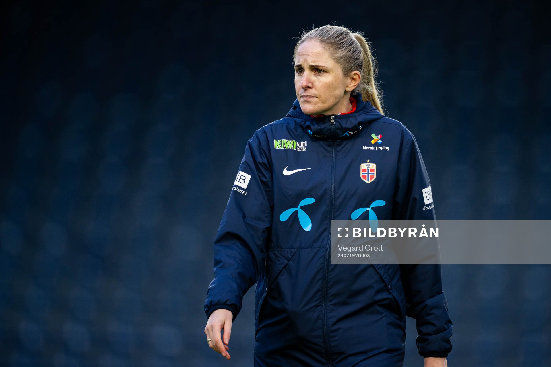 Gemma Grainger, head coach of the Norwegian women's
