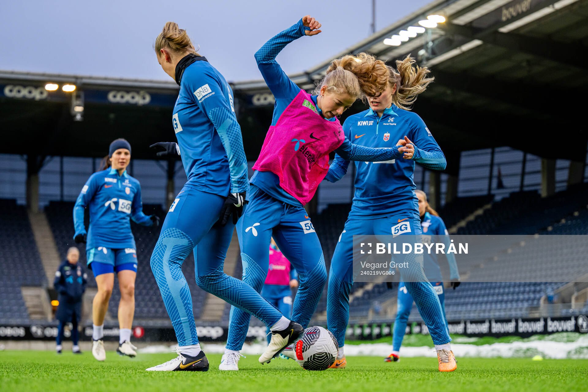 Justine Kielland of the Norwegian women's national football