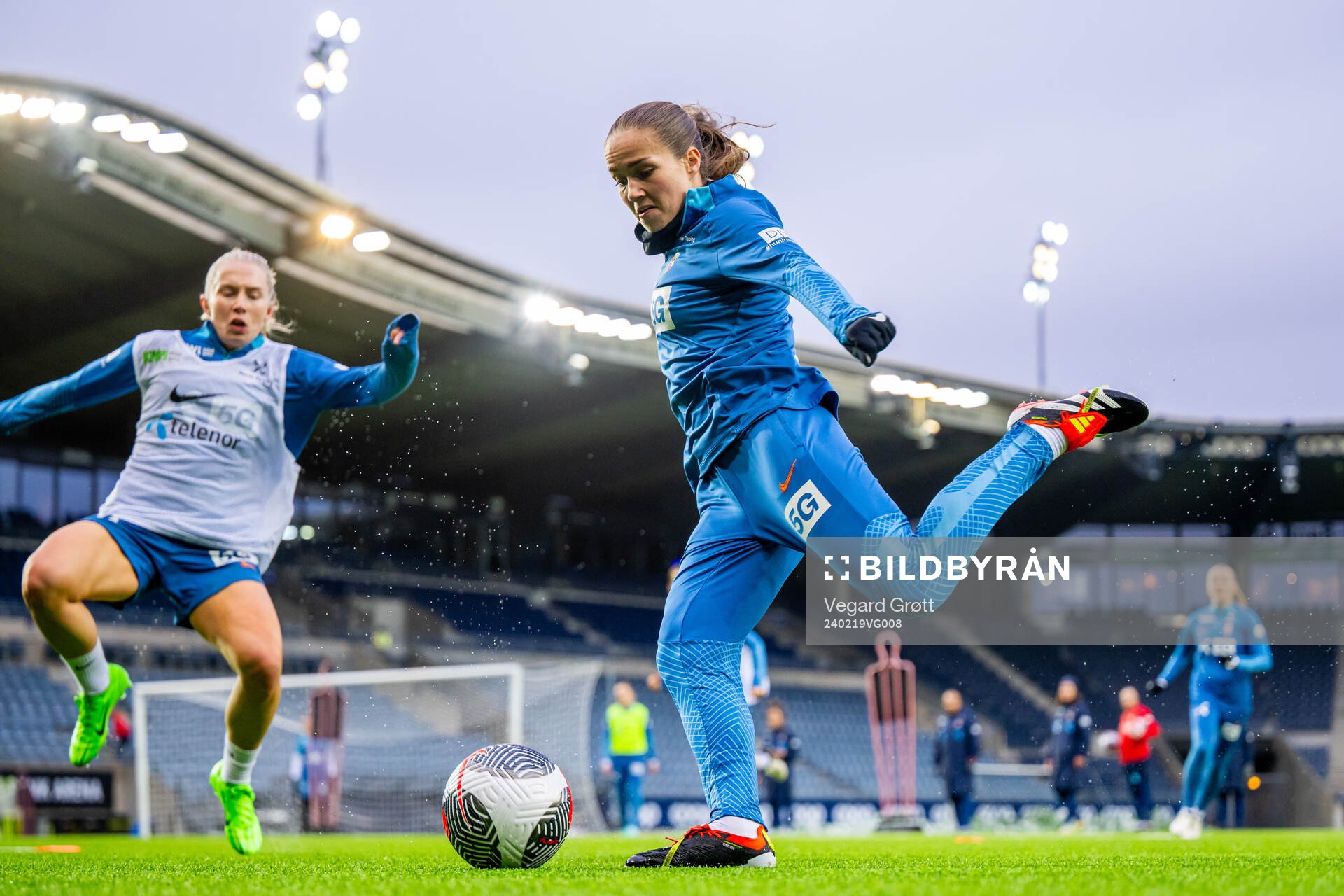 Guro Reiten of the Norwegian women's national football team