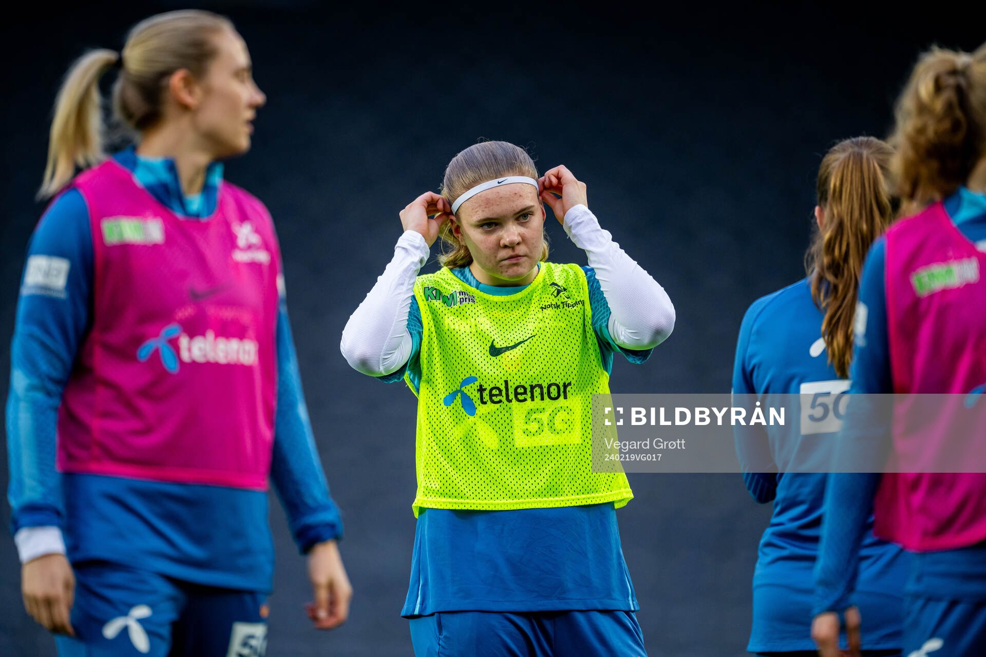 Signe Gaupset of the Norwegian women's national football