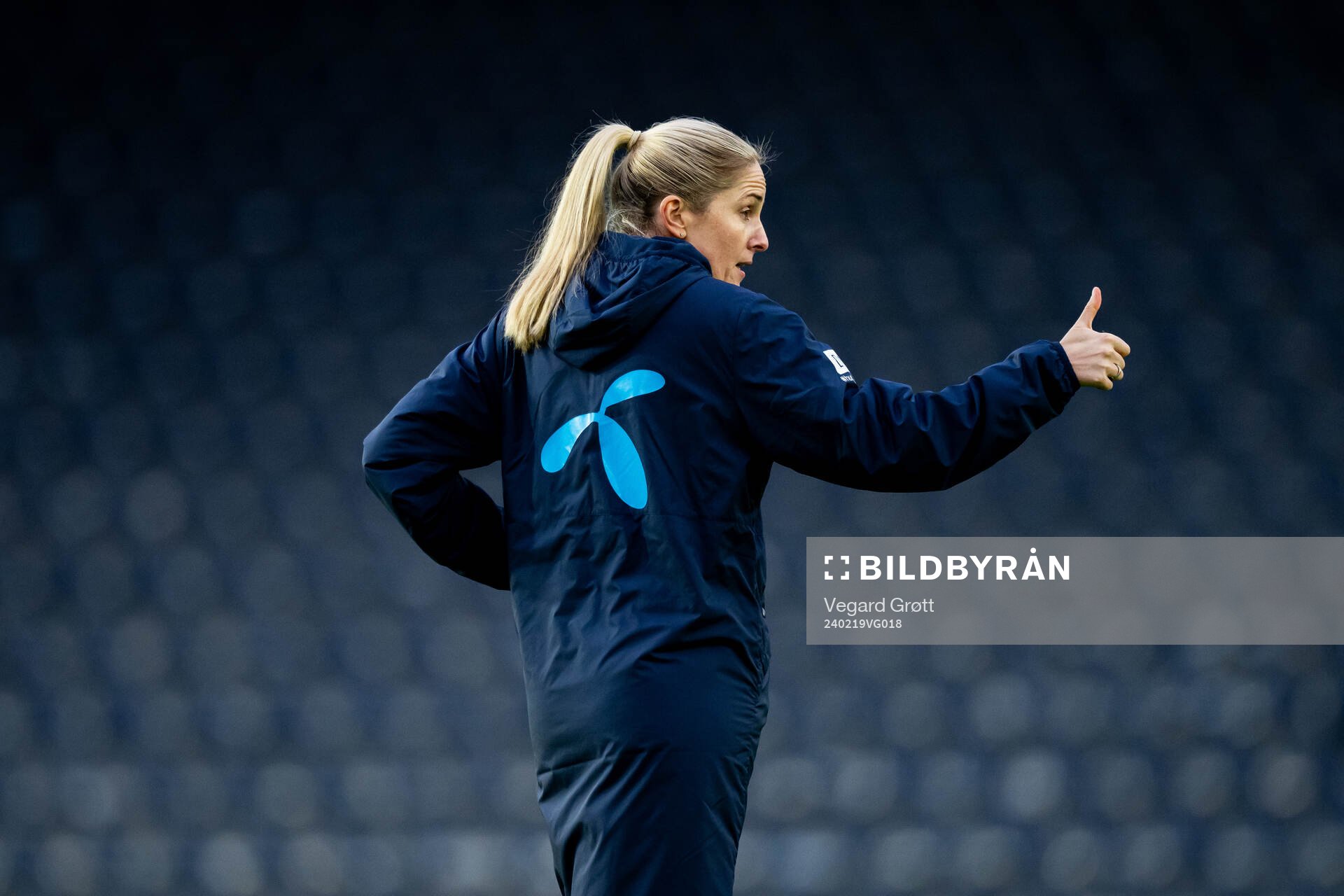 Gemma Grainger, head coach of the Norwegian women's
