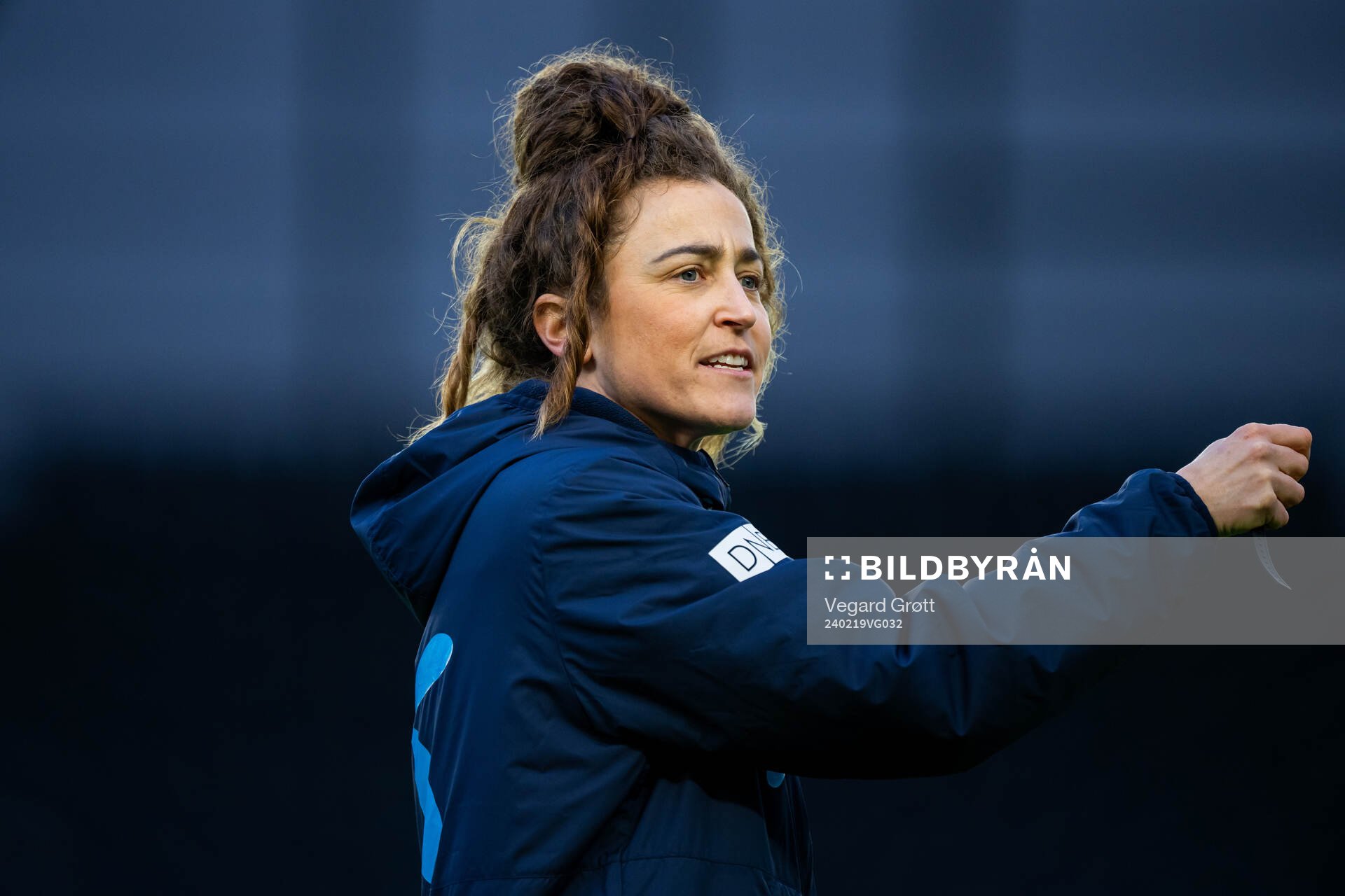 Frankie Hunter, fitness coach of the Norwegian women's