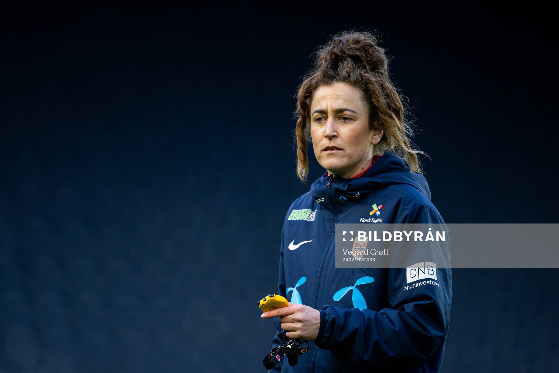 Frankie Hunter, fitness coach of the Norwegian women's