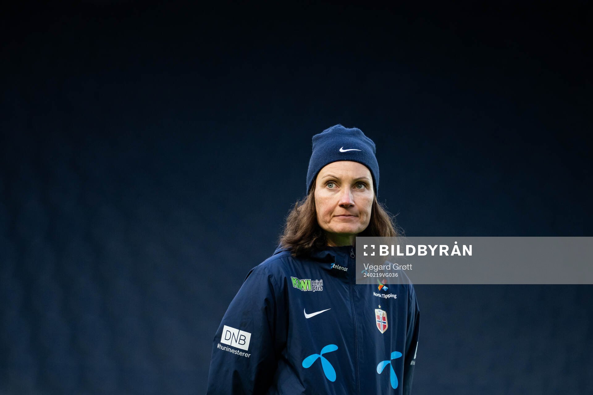 Ingvild Stensland, assistant coach of the Norwegian women's