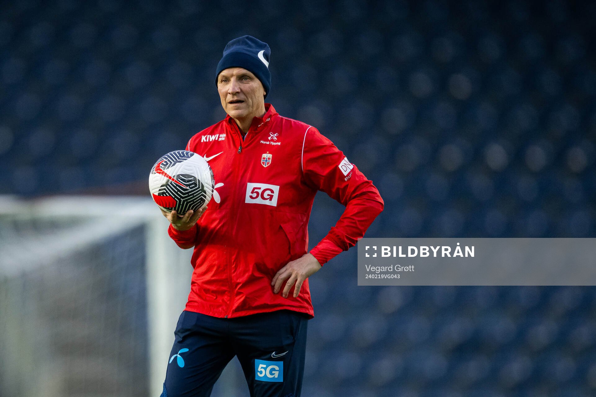 John Konstad, kit manager of the Norwegian women's national