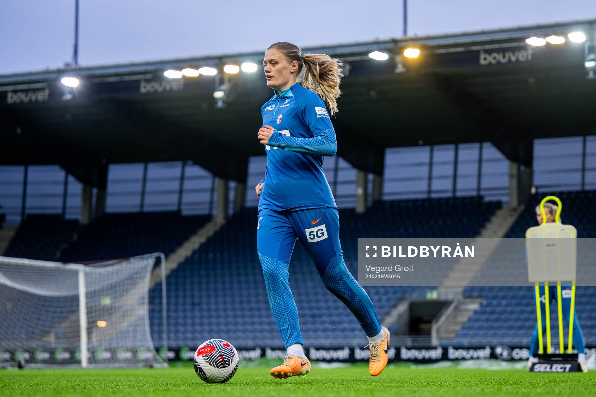 Mathilde Harviken of the Norwegian women's national