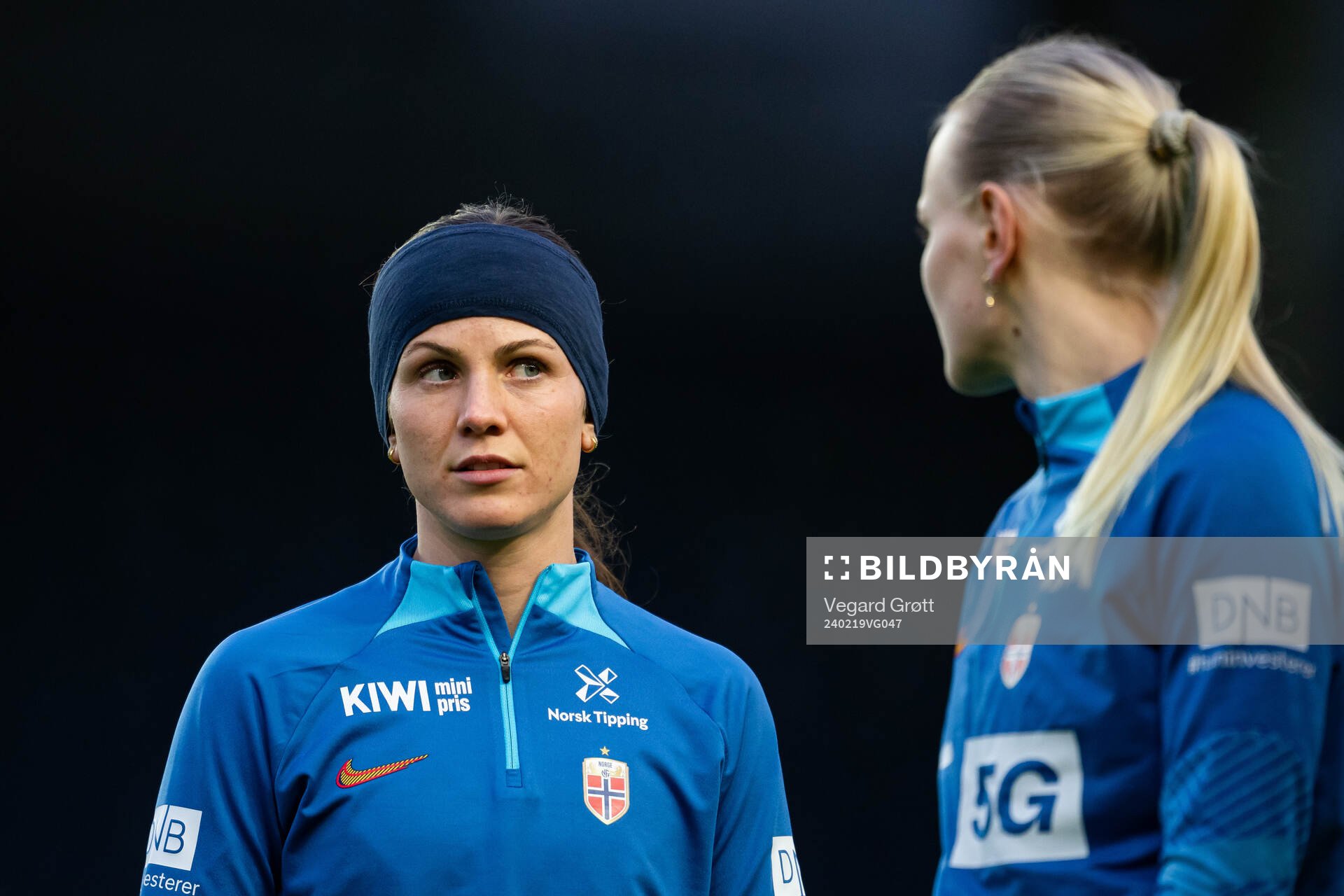 Tuva Hansen of the Norwegian women's national football team