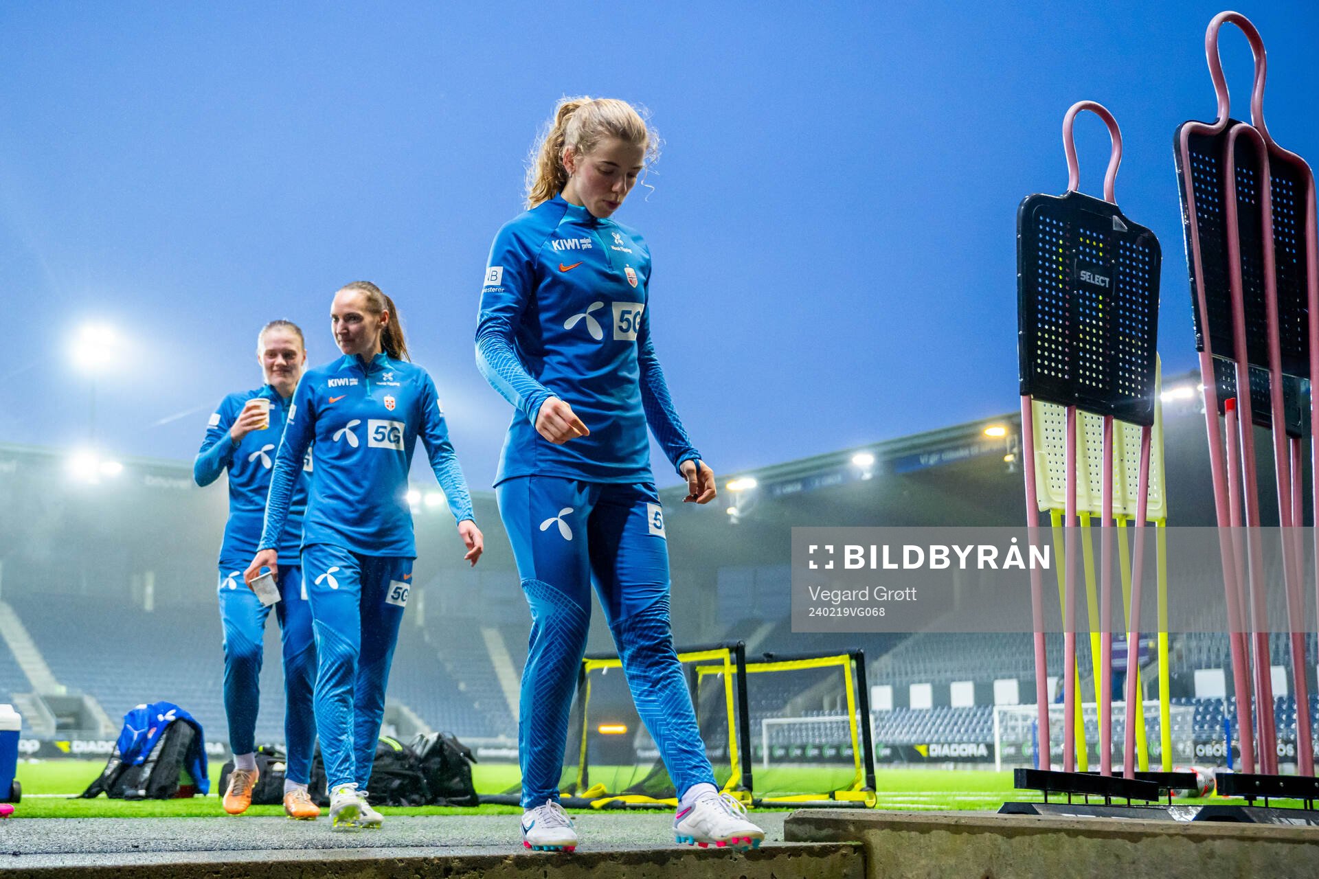 Justine Kielland of the Norwegian women's national football