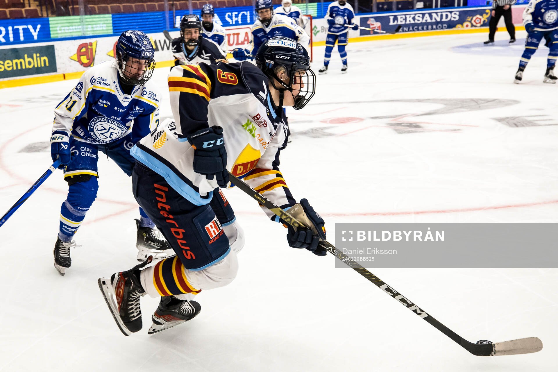 Leksands Emilie Kruse Johansen och Djurgårdens Linnea Natt