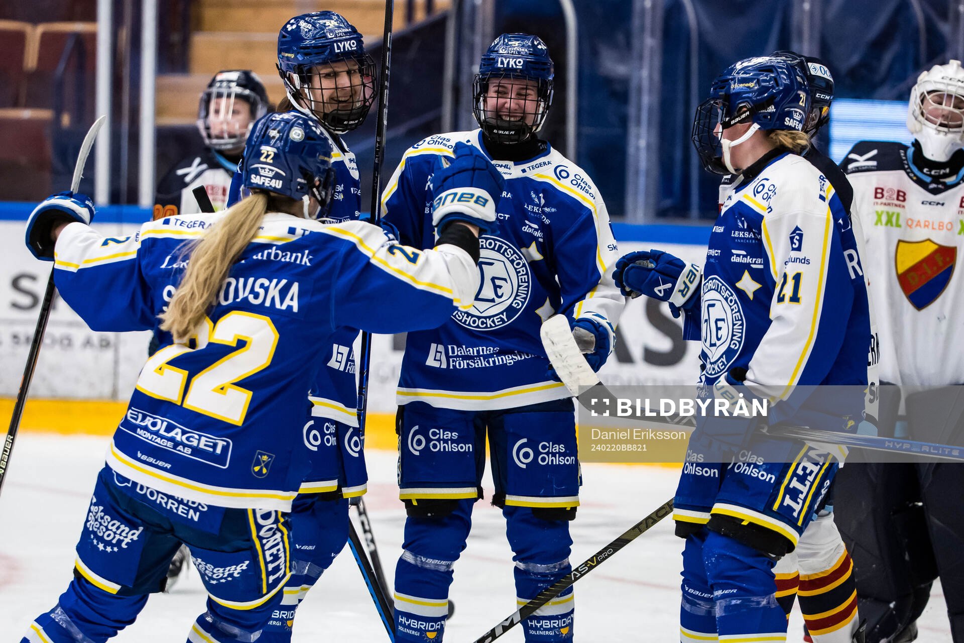 Leksands Nathalie Lidman jublar
