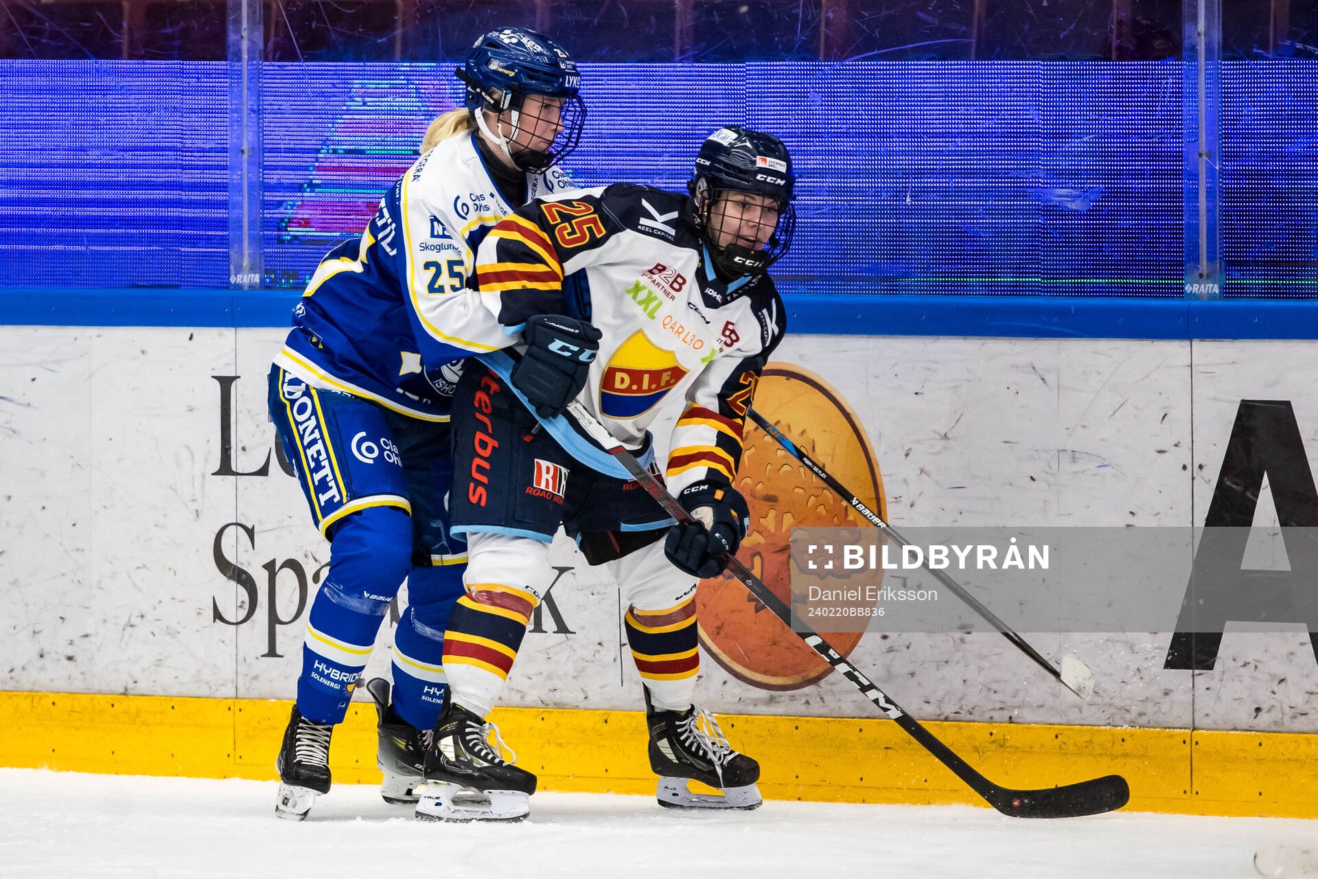 Leksands Nathalie Carlsson Mattila och Djurgårdens Sara