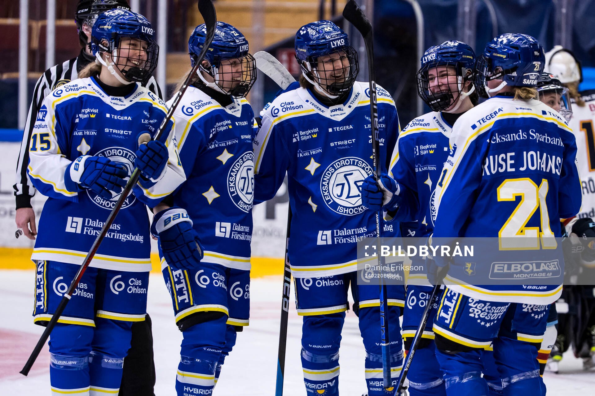 Leksands Nathalie Lidman jublar