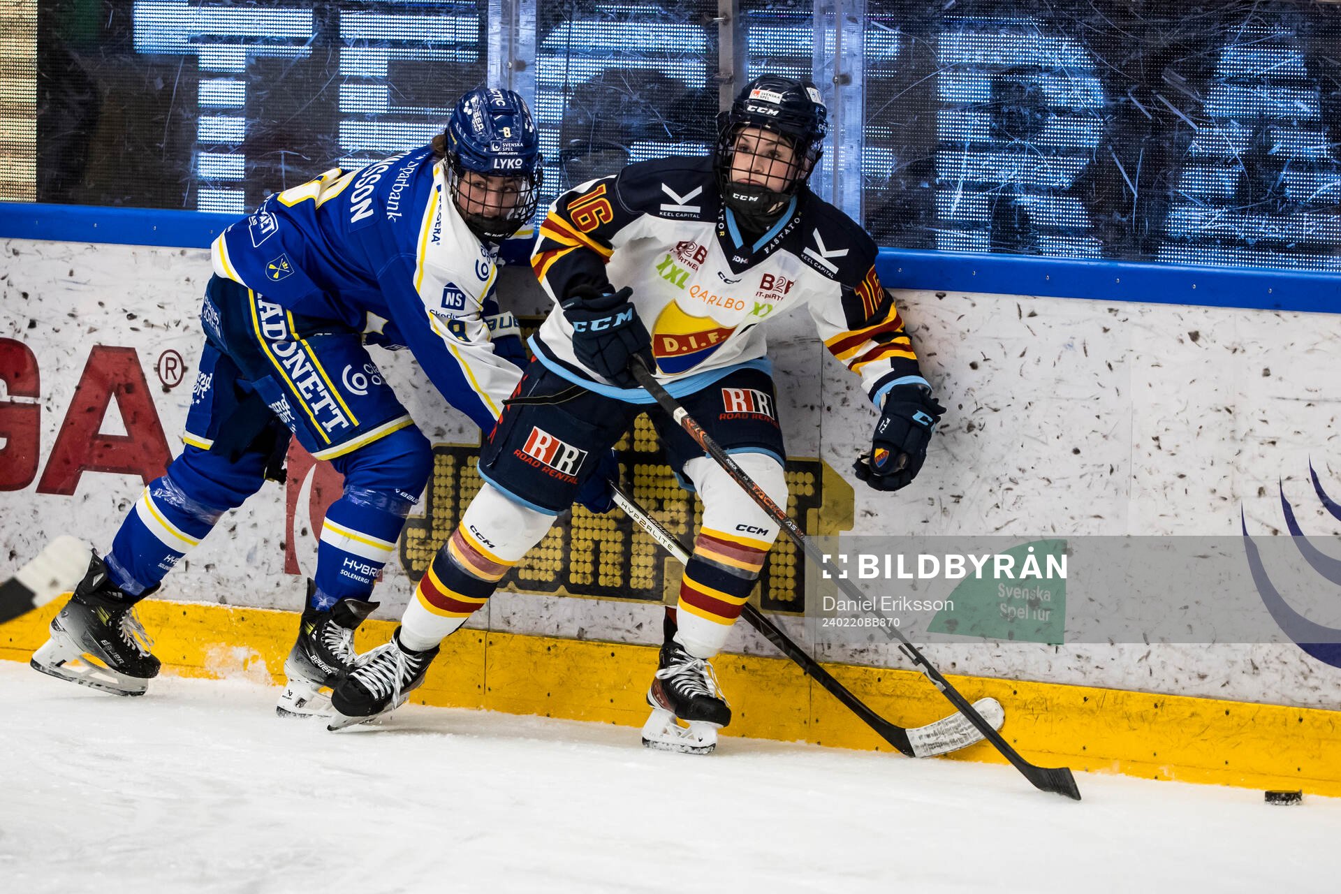 Leksands Ella Albinsson och Djurgårdens Madeline Posick