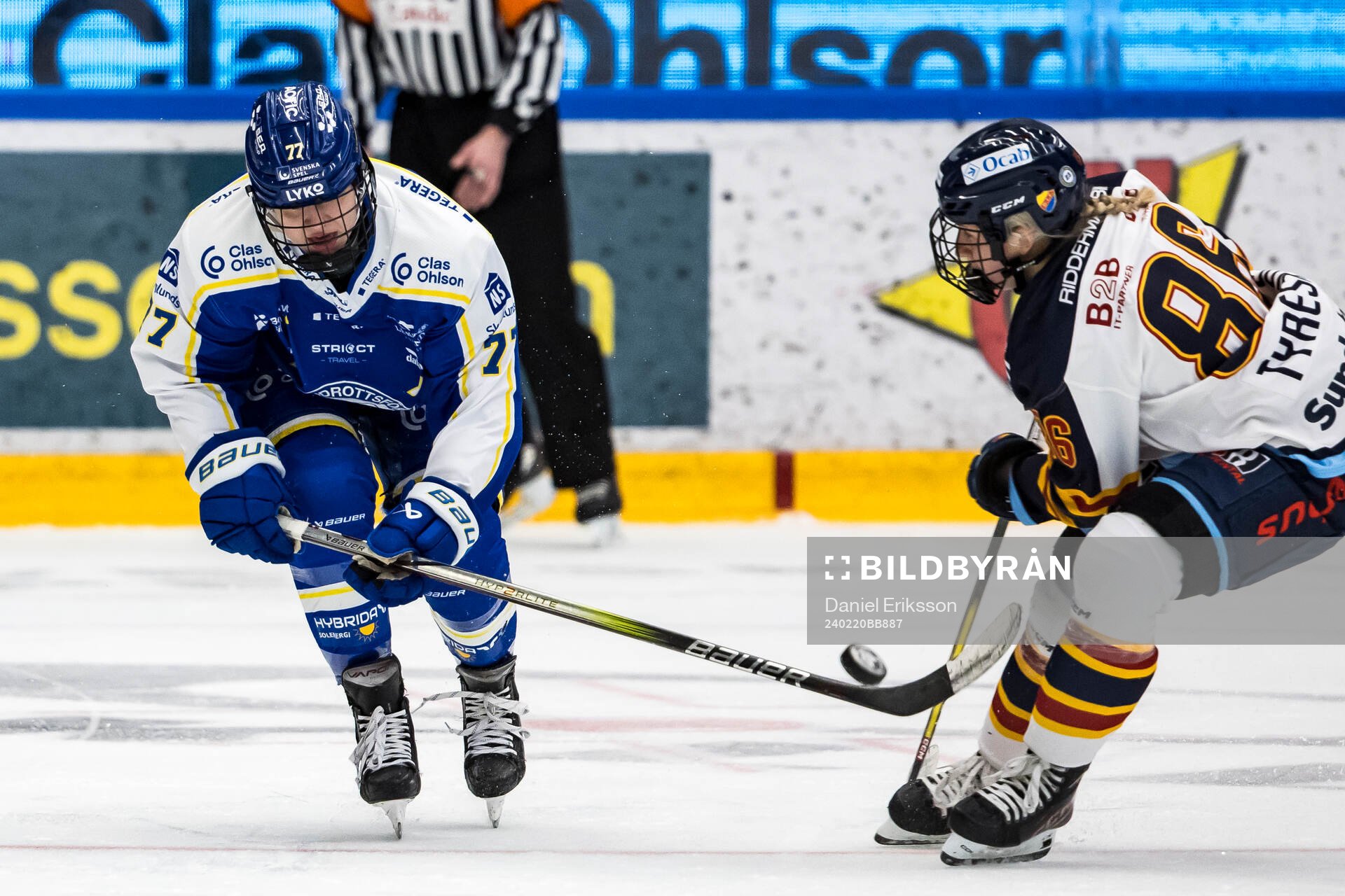 Leksands Tereza Radova och Djurgårdens Selma Tyreskog