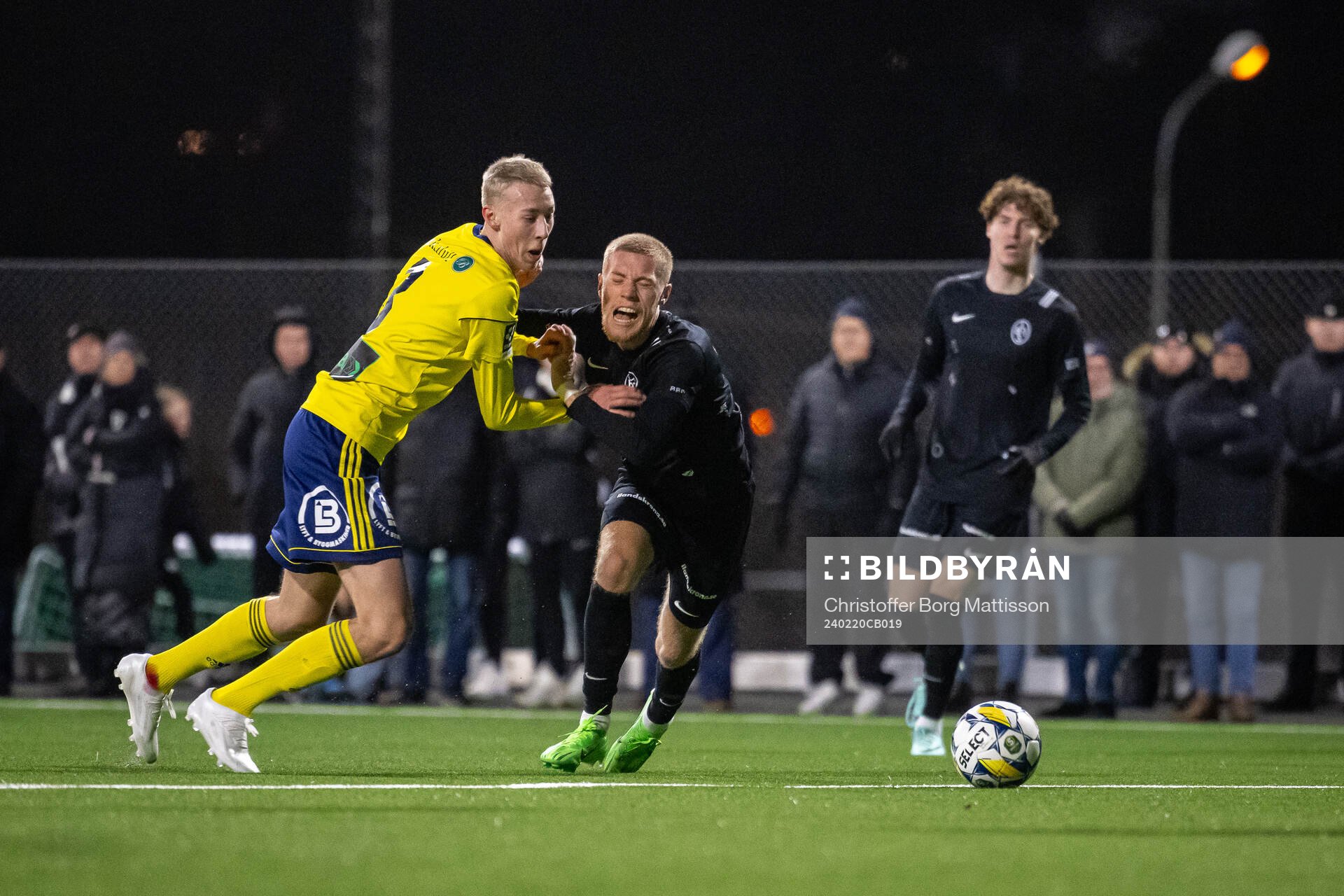 Ängelholms Jonathan Nilsson och Landskrona BOISs Rasmus