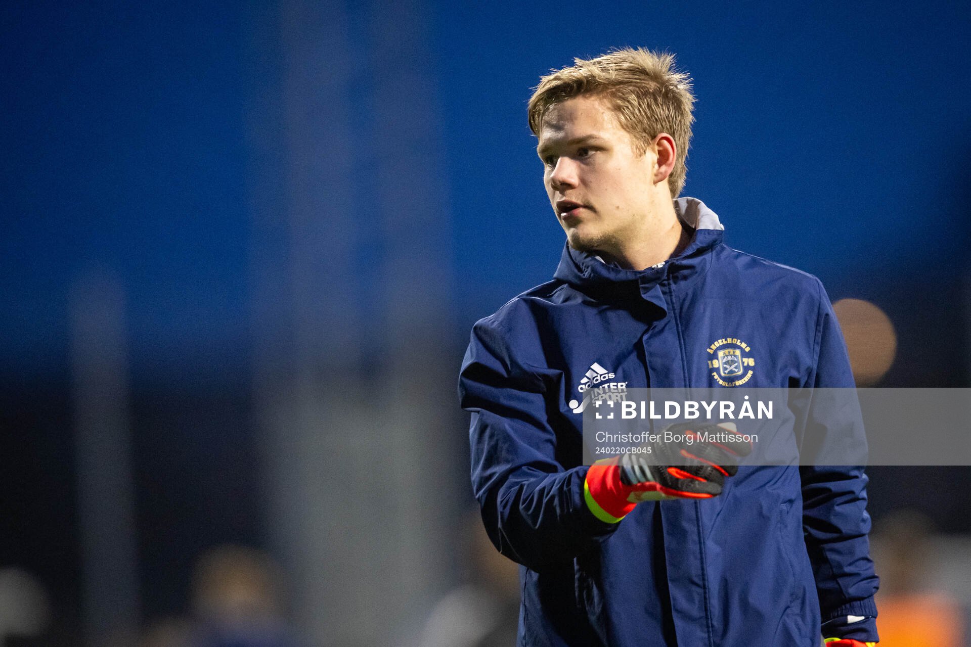 Ängelholms målvakt Lukas Bornandersson
