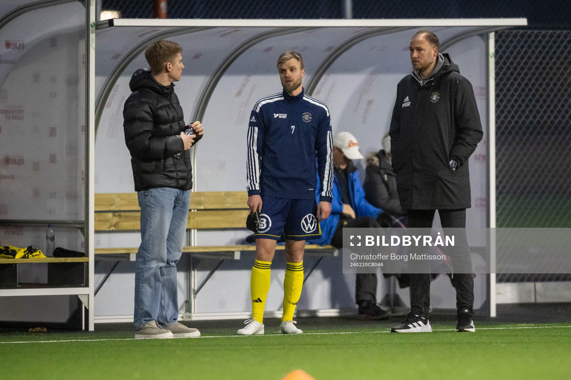 Ängelholms Robin Nisson och tränare Andreas Granqvist