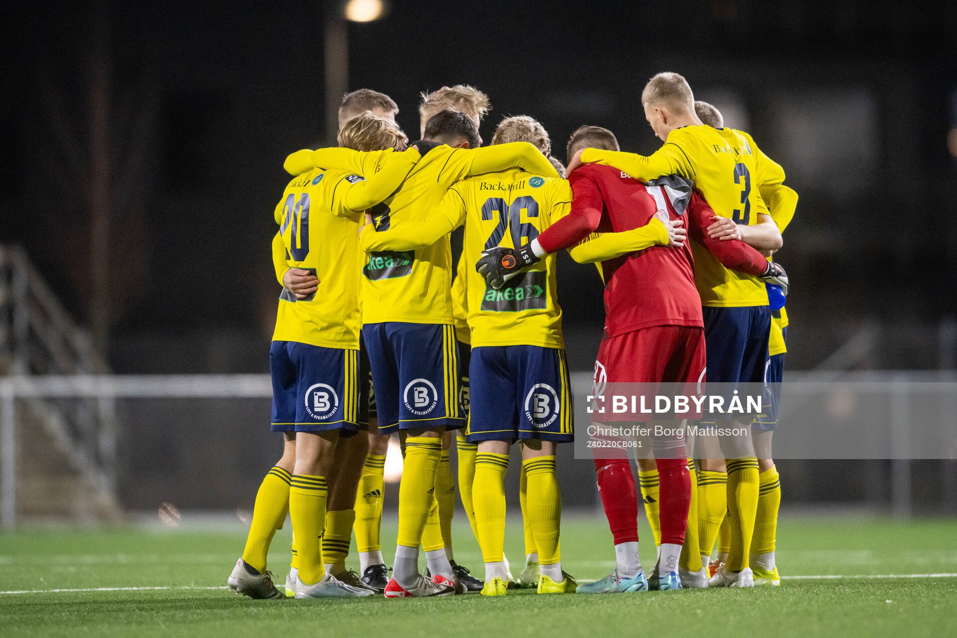 Ängelholms spelare samlas