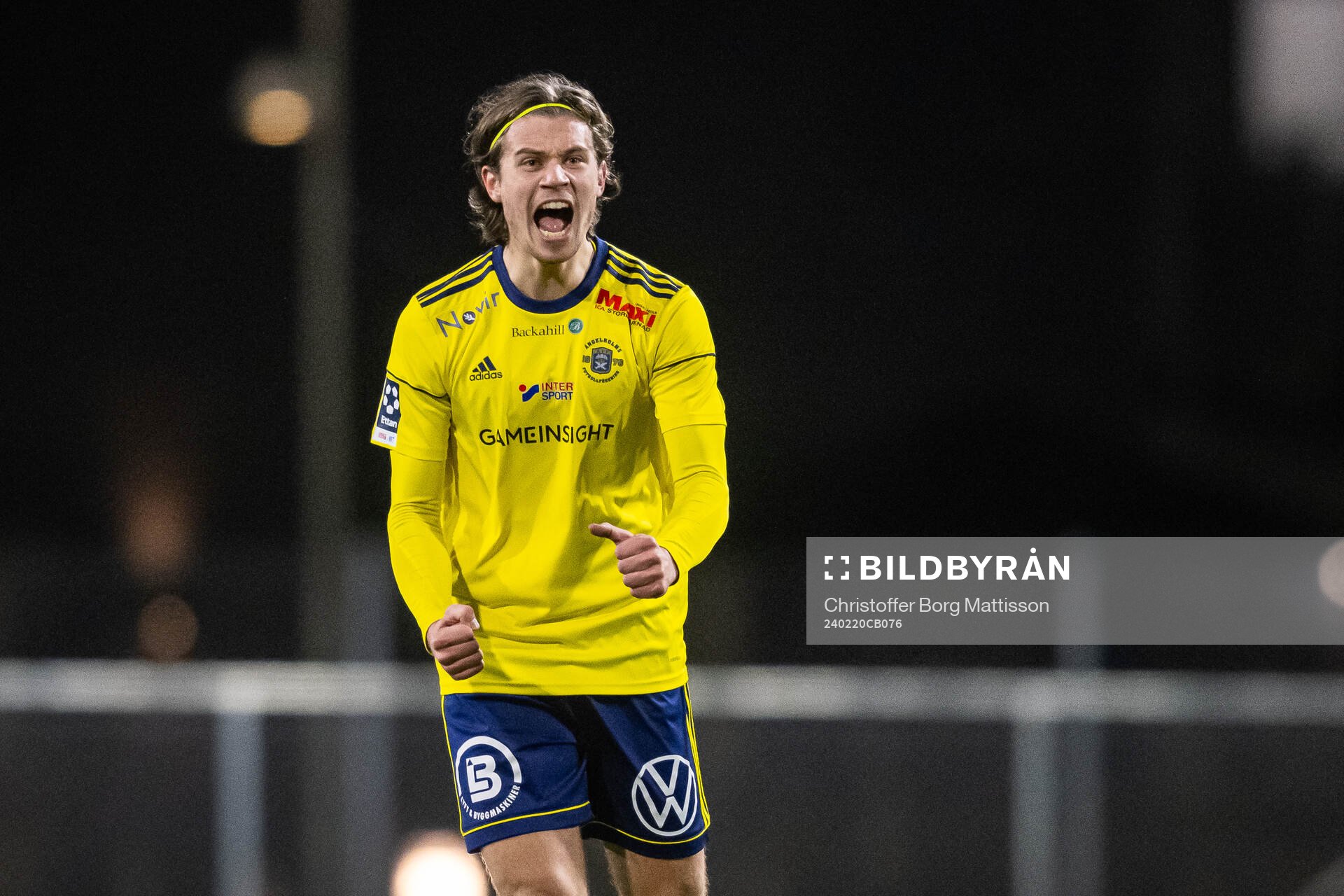 Ängelholms Pontus Kindberg jublar