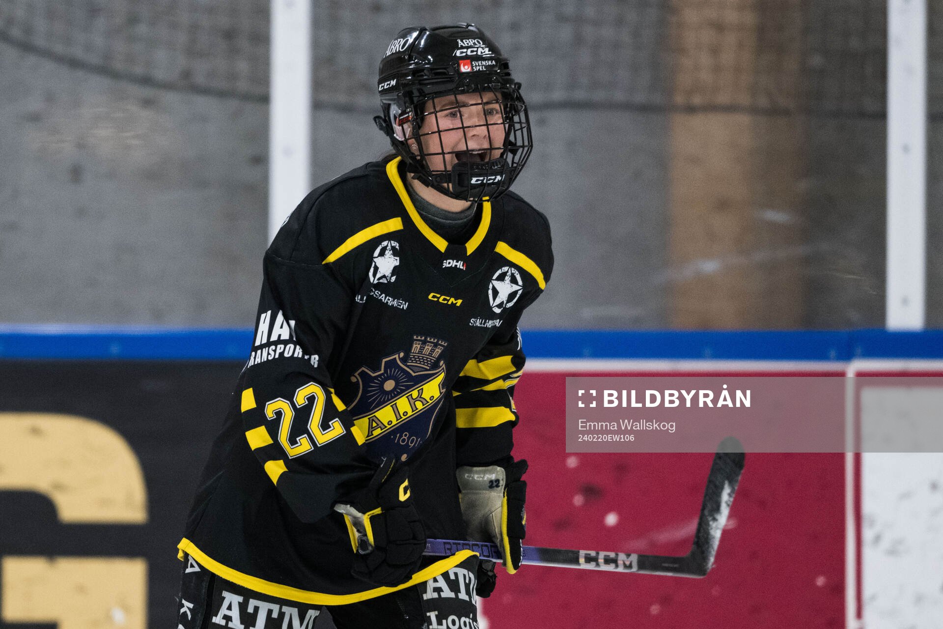 AIKs Felicia Levin jublar