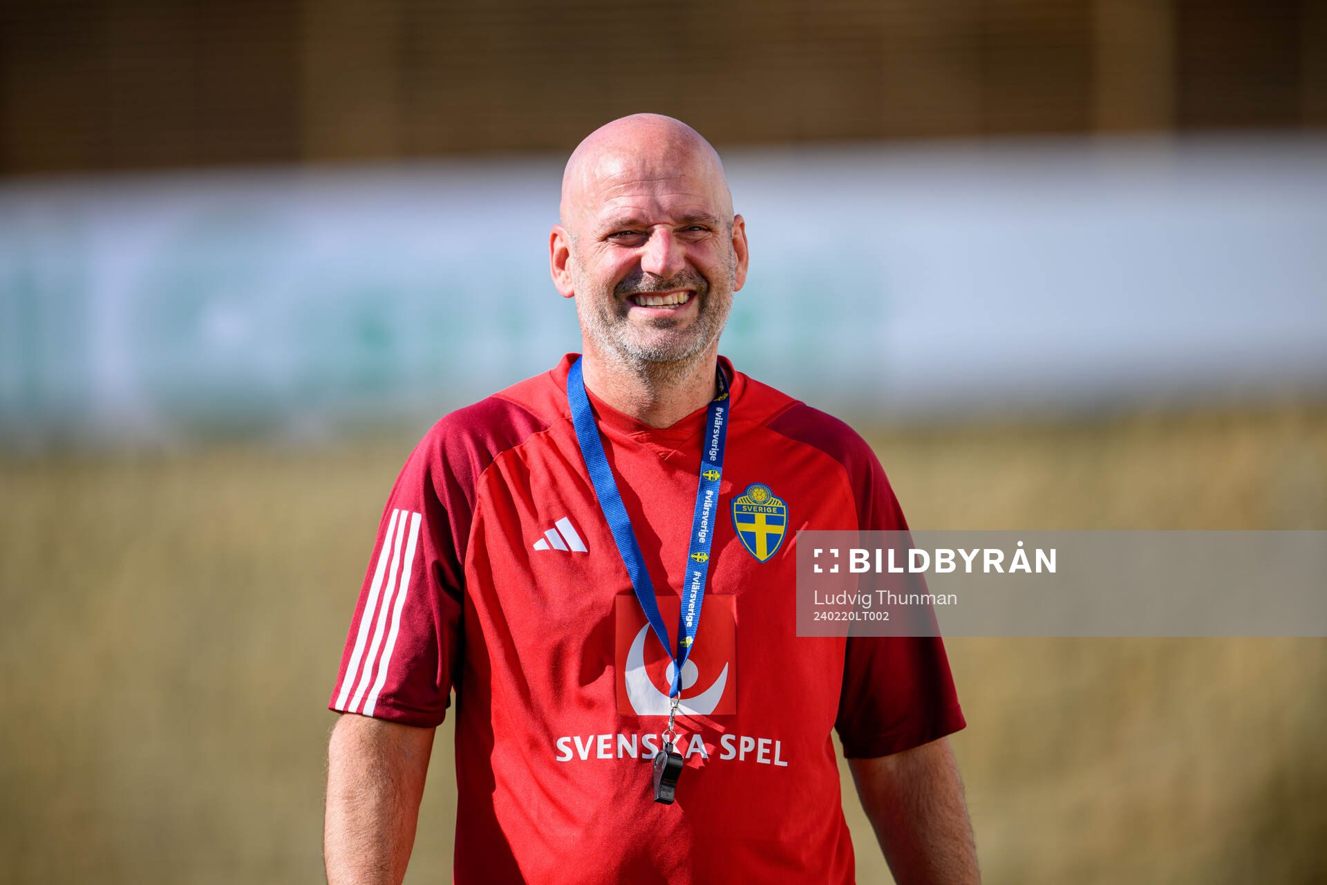 Assistant coach Magnus Wikman of Sweden of the women's national football team of Sweden at a training session on February 20, 2024 in Marbella.