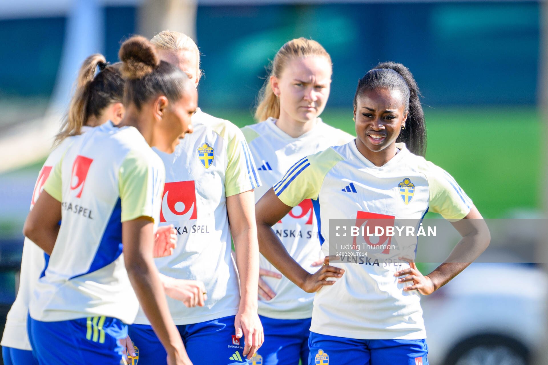 Monica Jusu Bah of Sweden of the women's national football