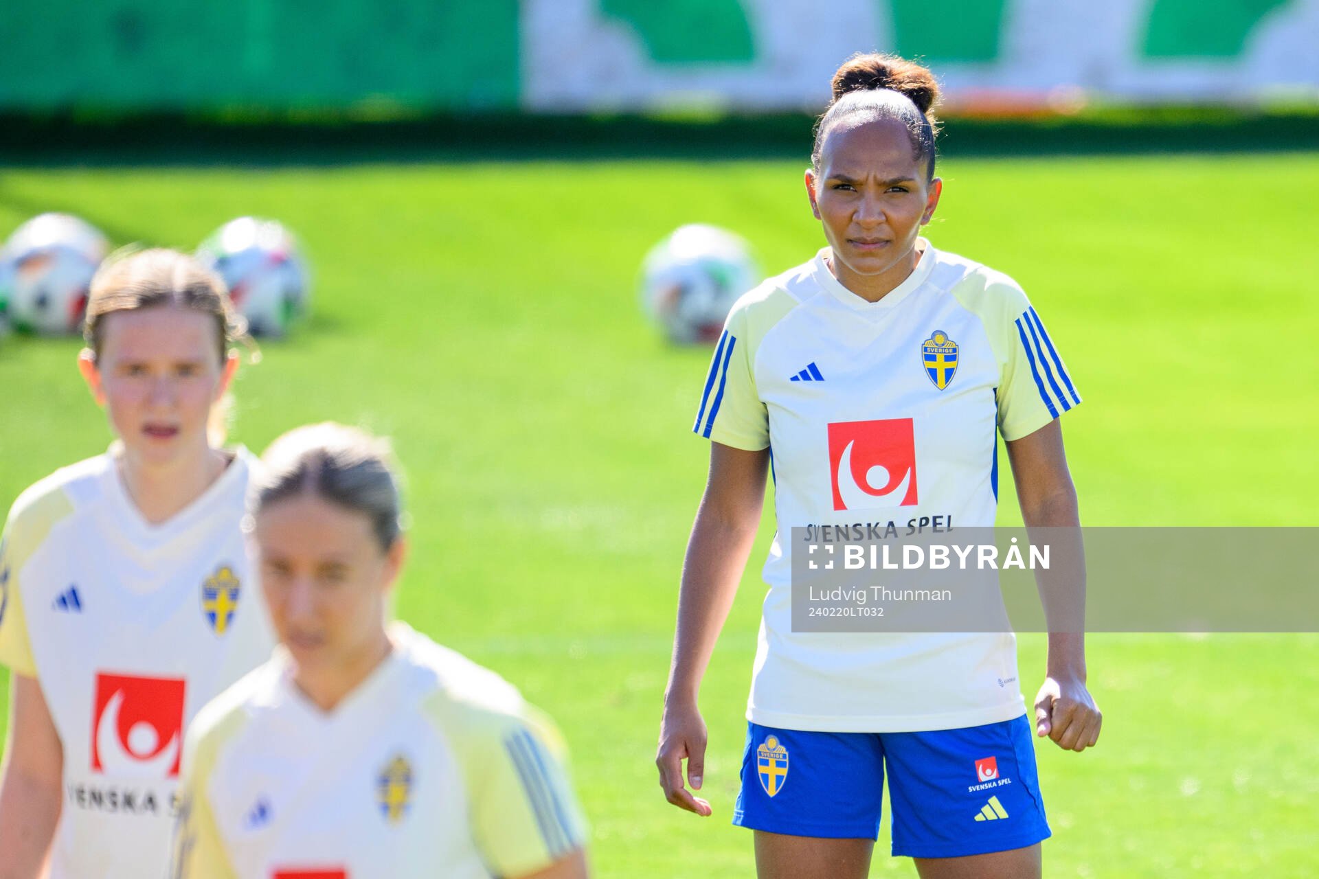 Madelen Janogy of Sweden of the women's national football