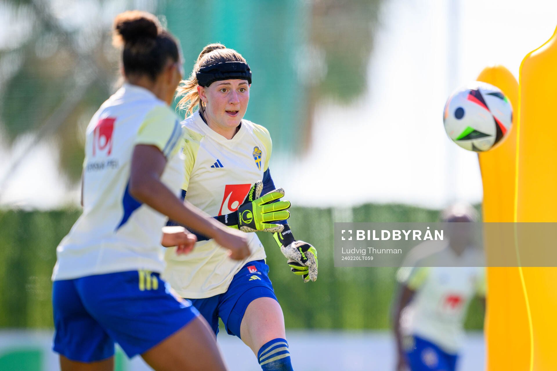 Tove Enblom of Sweden of the women's national football team