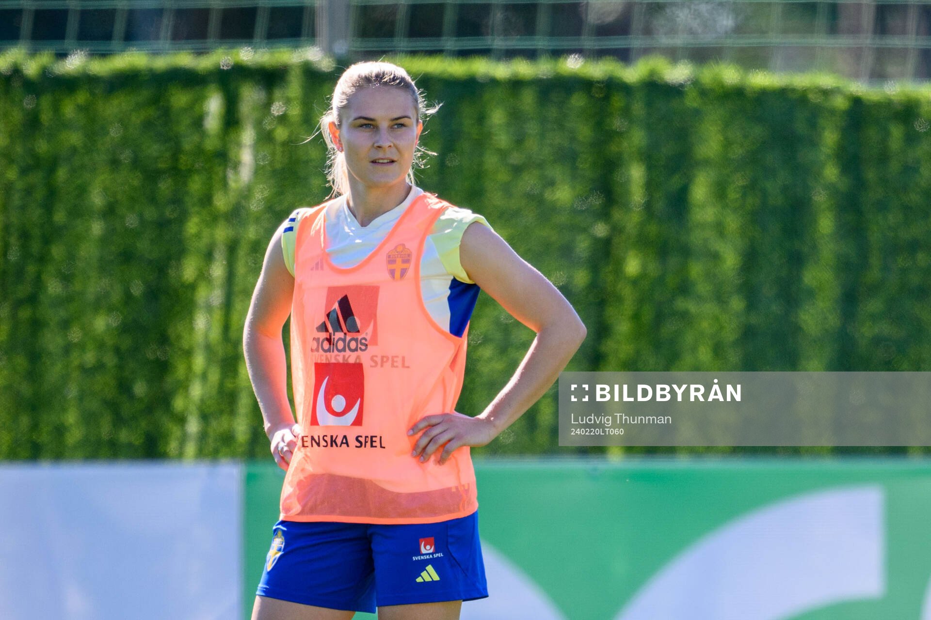 Amanda Nildén of Sweden of the women's national football