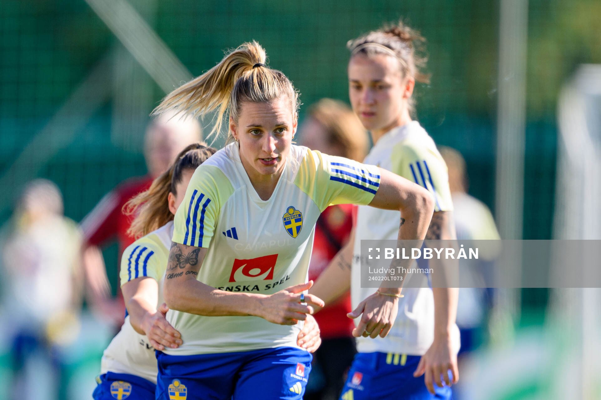 Nathalie Björn of Sweden of the women's national football