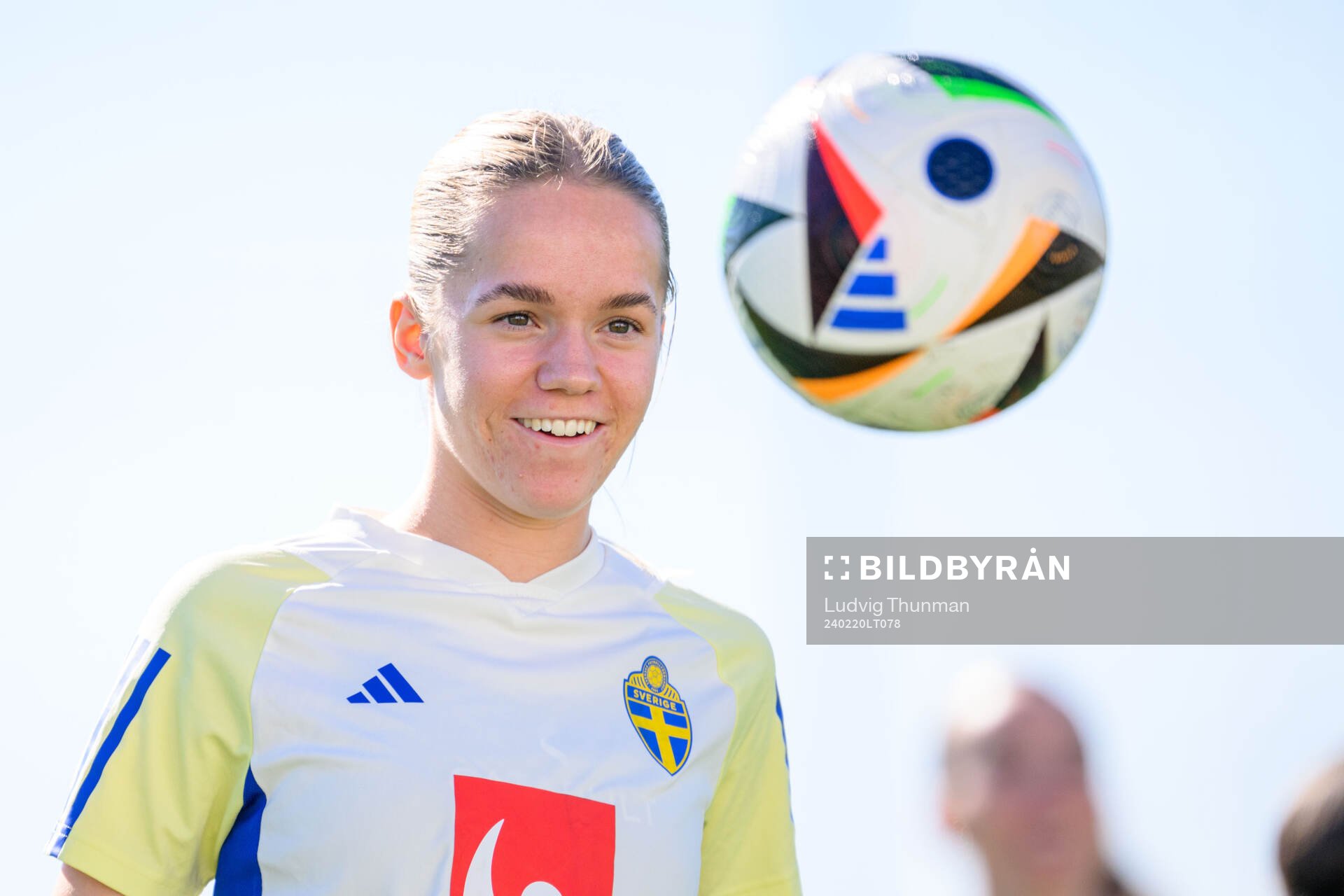 Hanna Lundkvist of Sweden of the women's national football