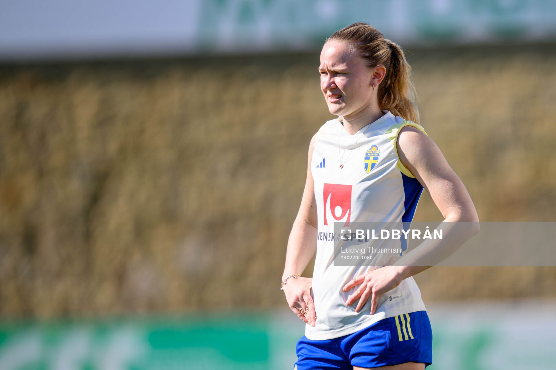 Matilda Vinberg of Sweden of the women's national football