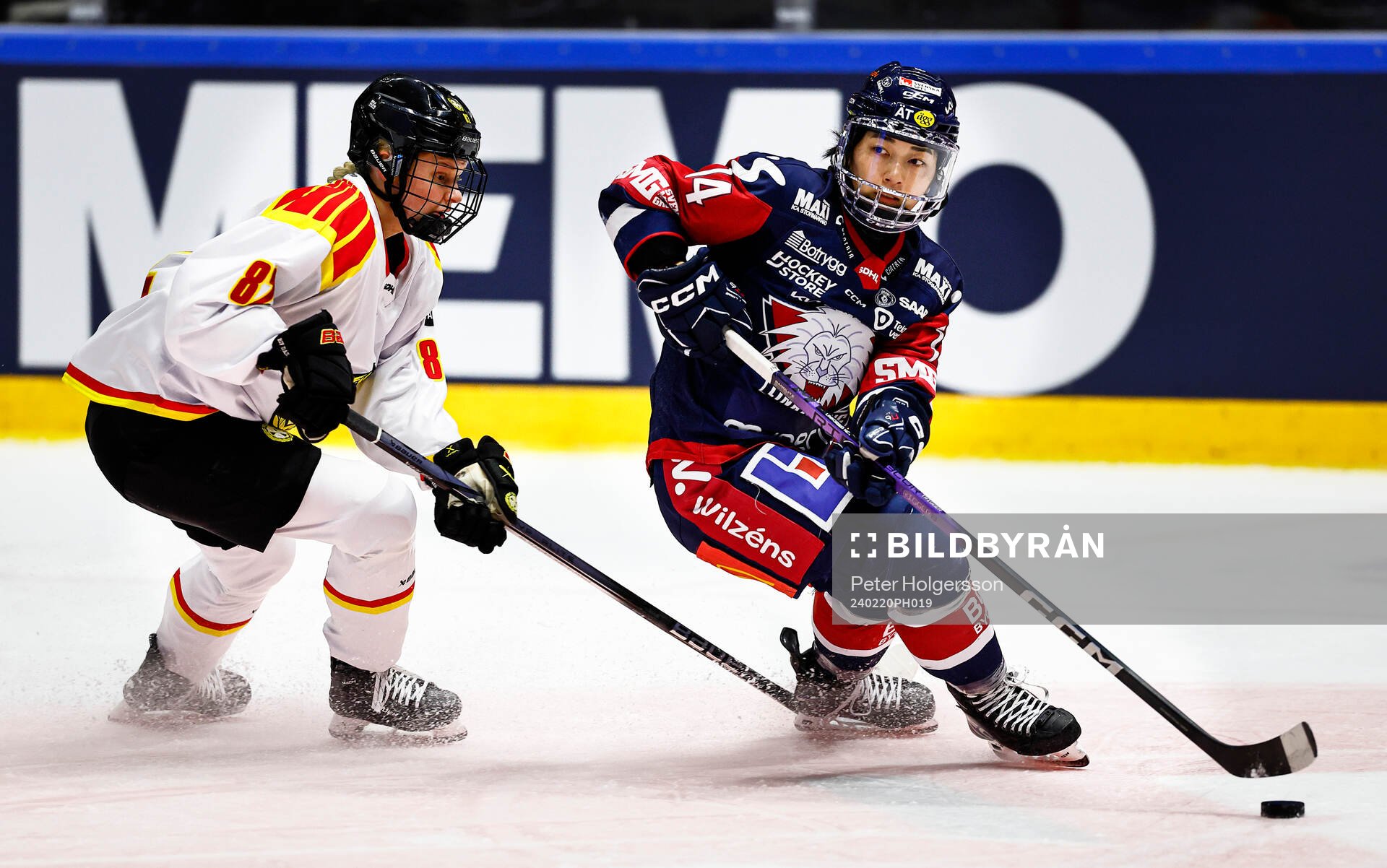 Brynäs Annie Silén och Linköpings Haruka Toko
