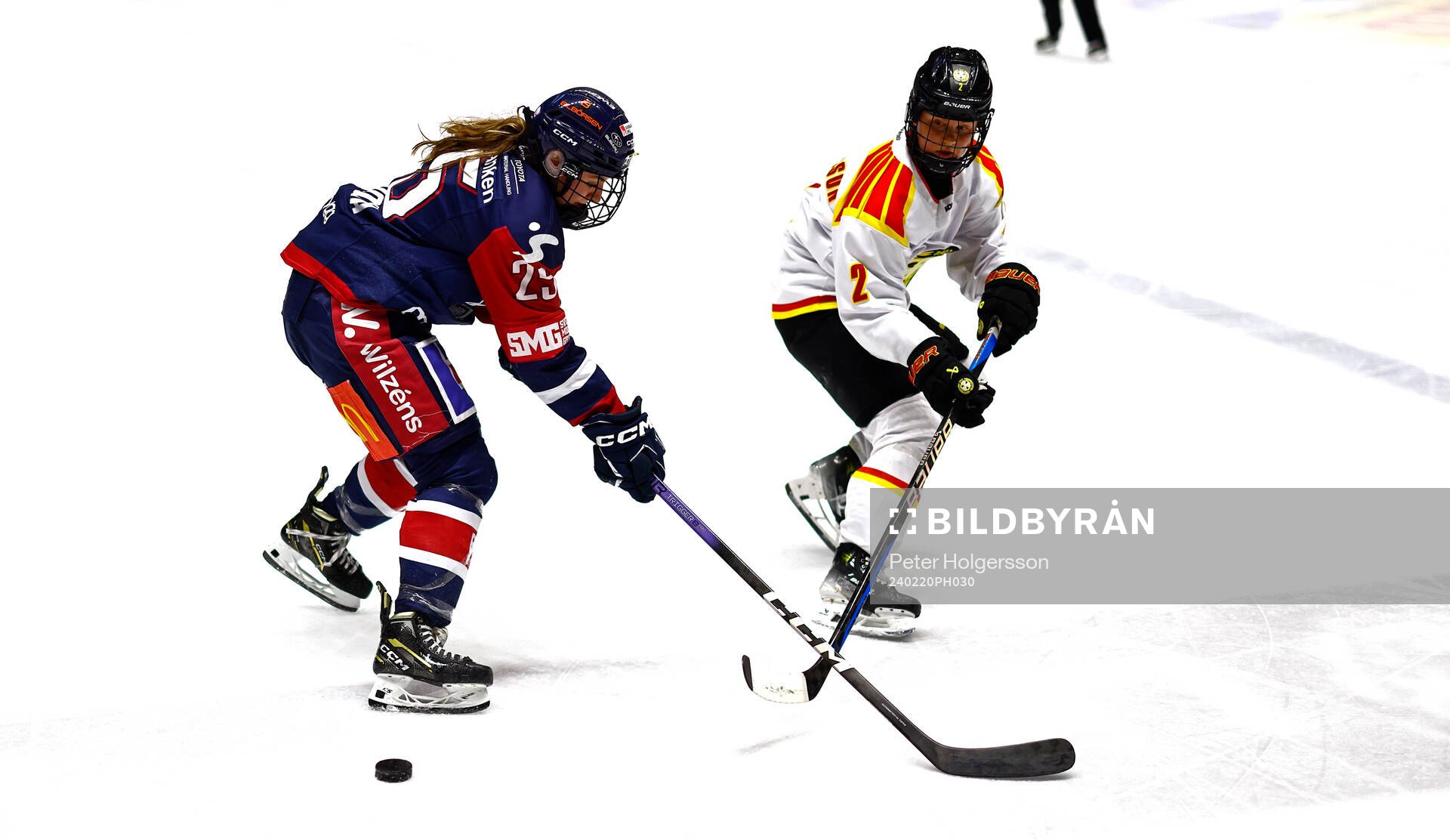 Linköpings Kristyna Patkova och Brynäs Maja Nylen-Persson