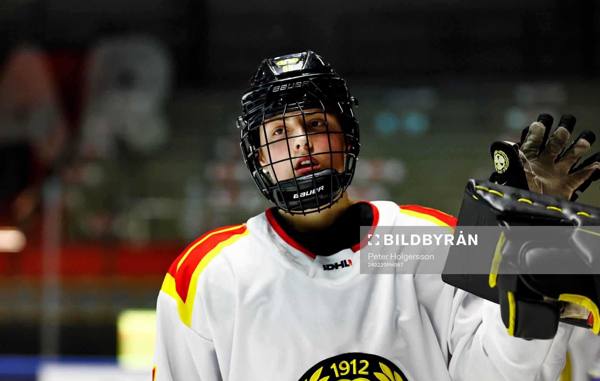 Brynäs Stina Sandberg jublar