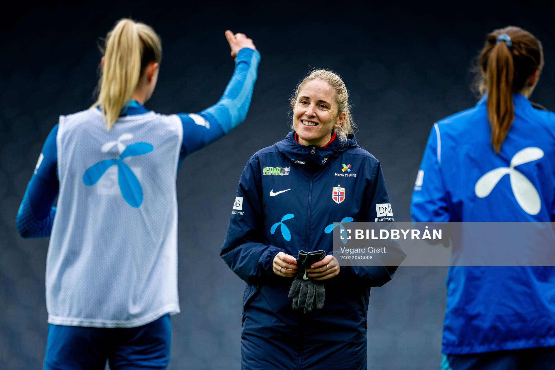 Gemma Grainger, head coach of the Norwegian women's